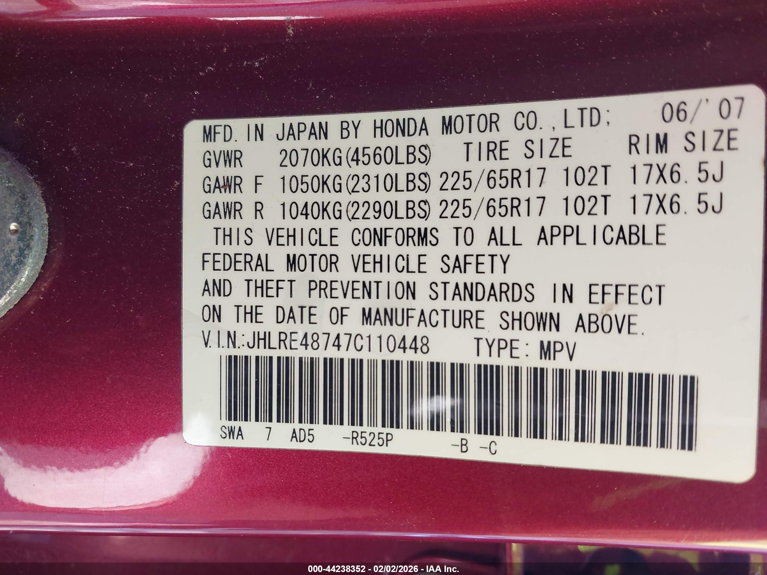 HONDA CR-V image 9