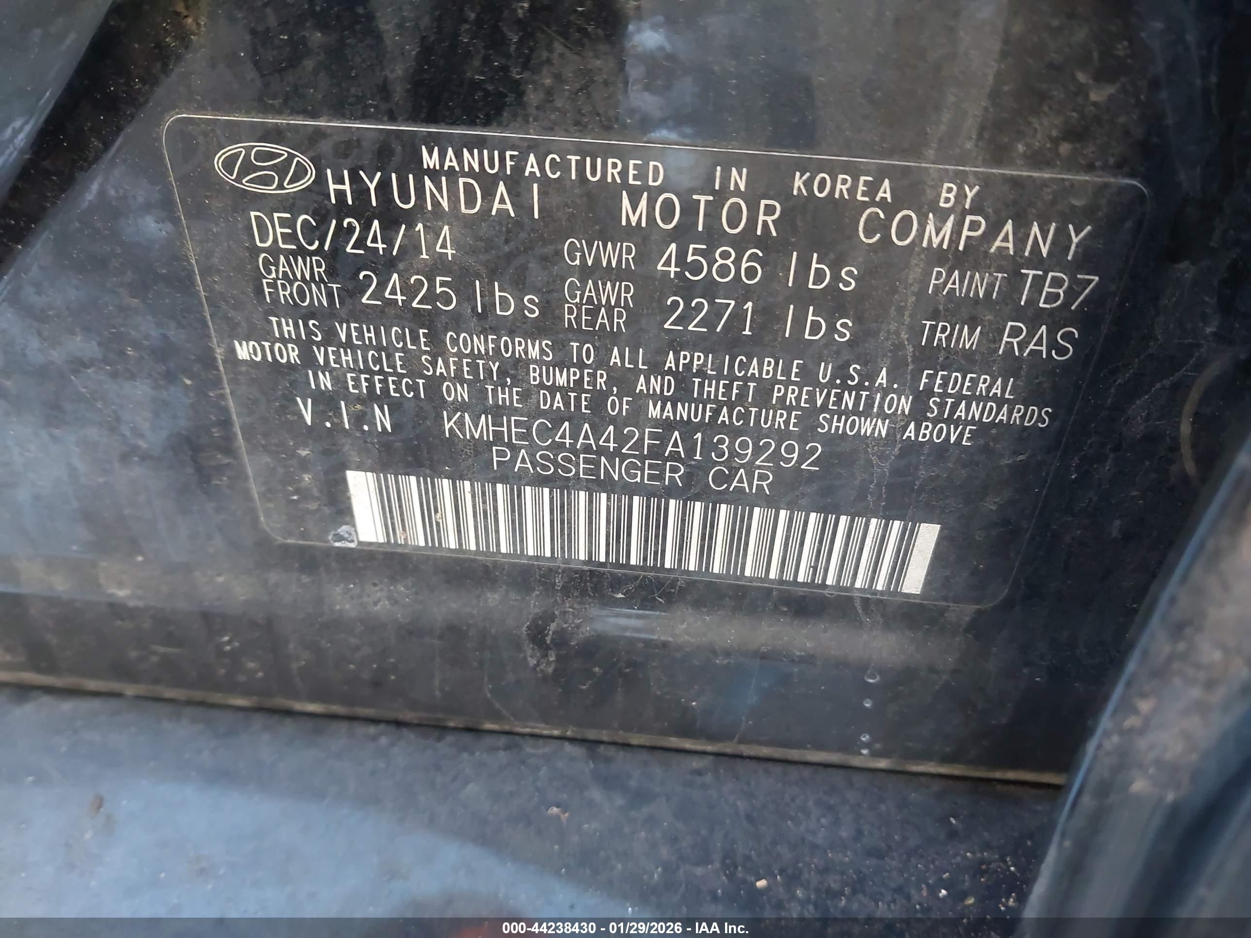 HYUNDAI SONATA image 9