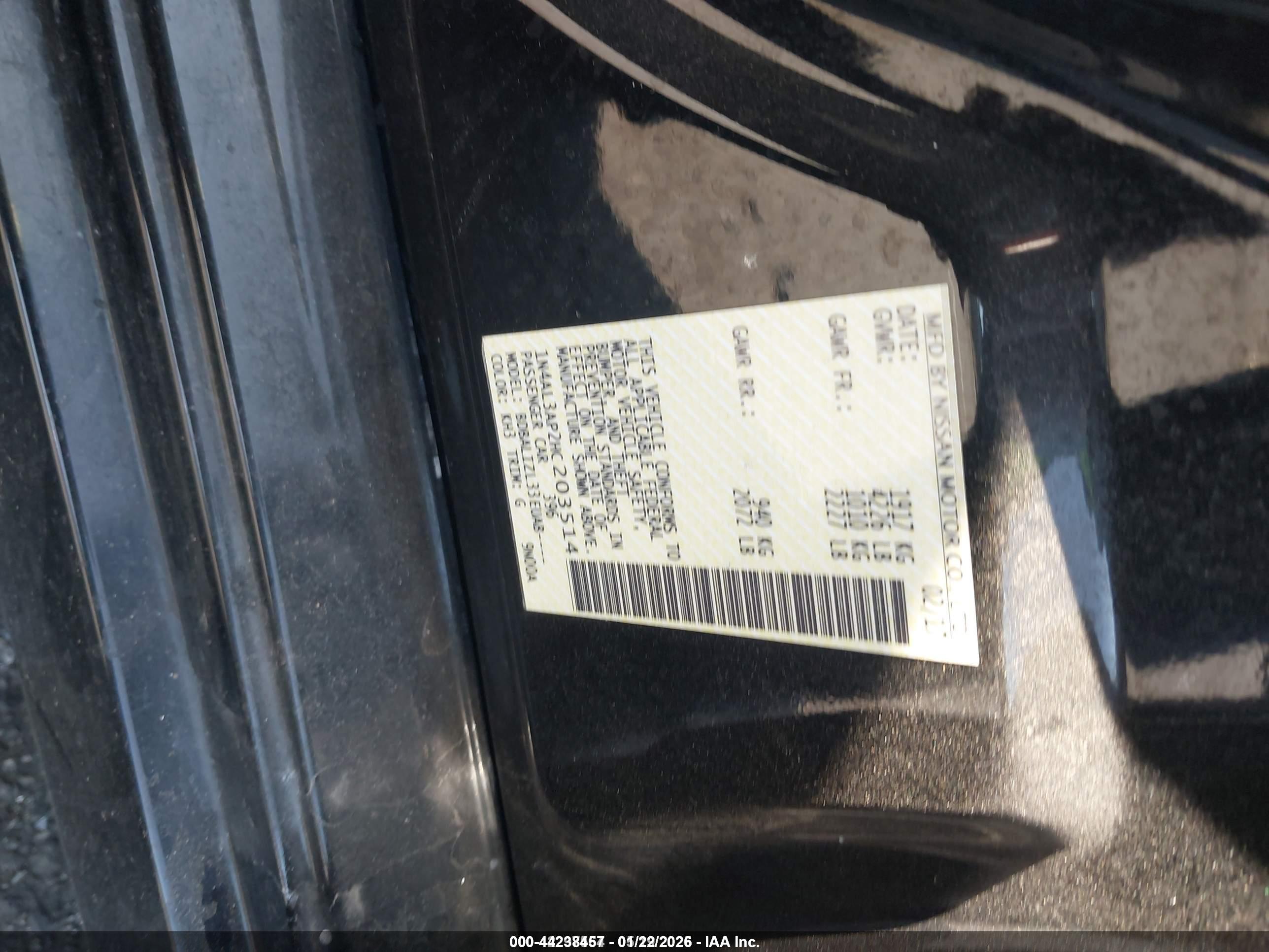 NISSAN ALTIMA image 9