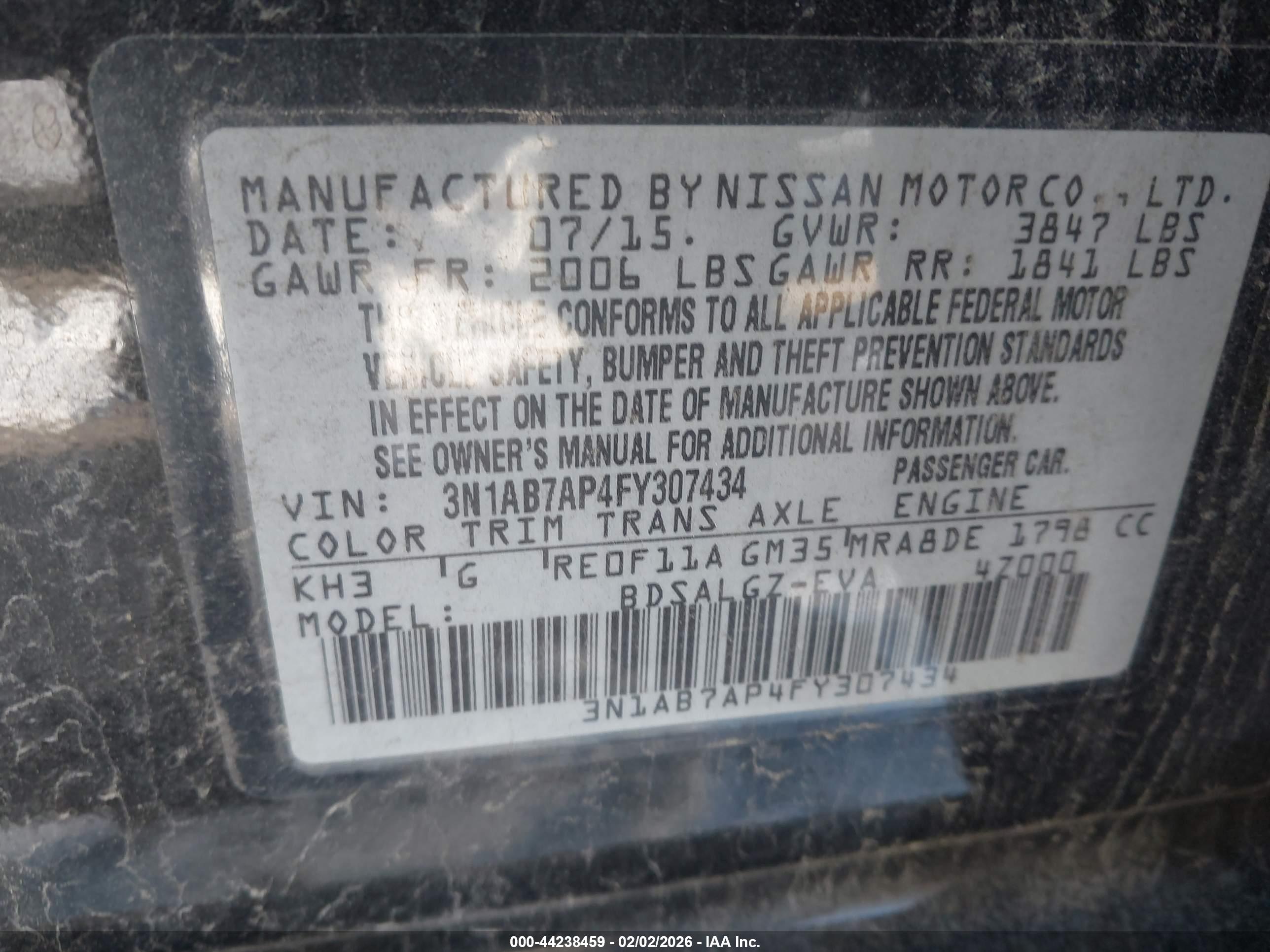 NISSAN SENTRA image 9
