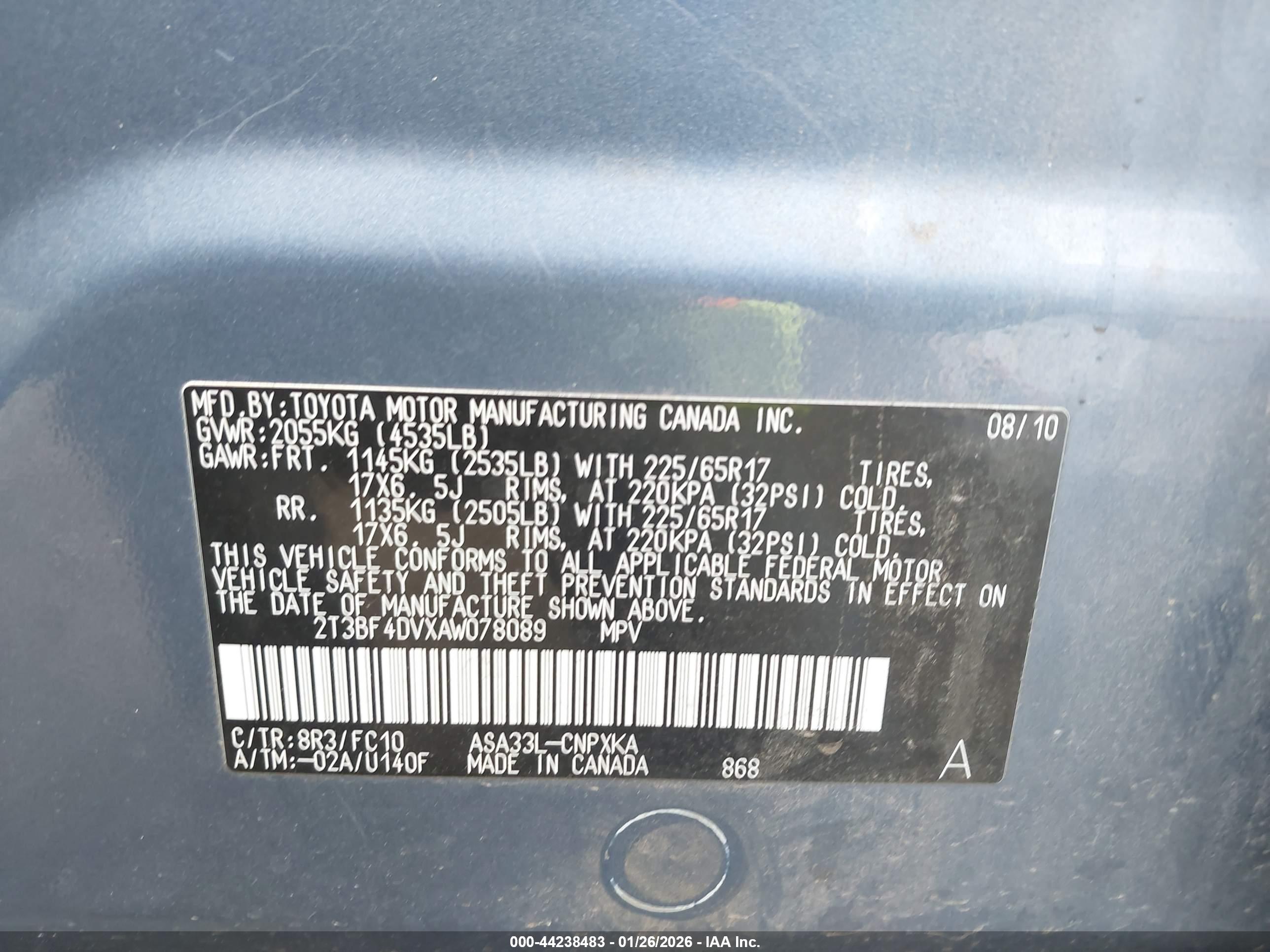 TOYOTA RAV4 image 9