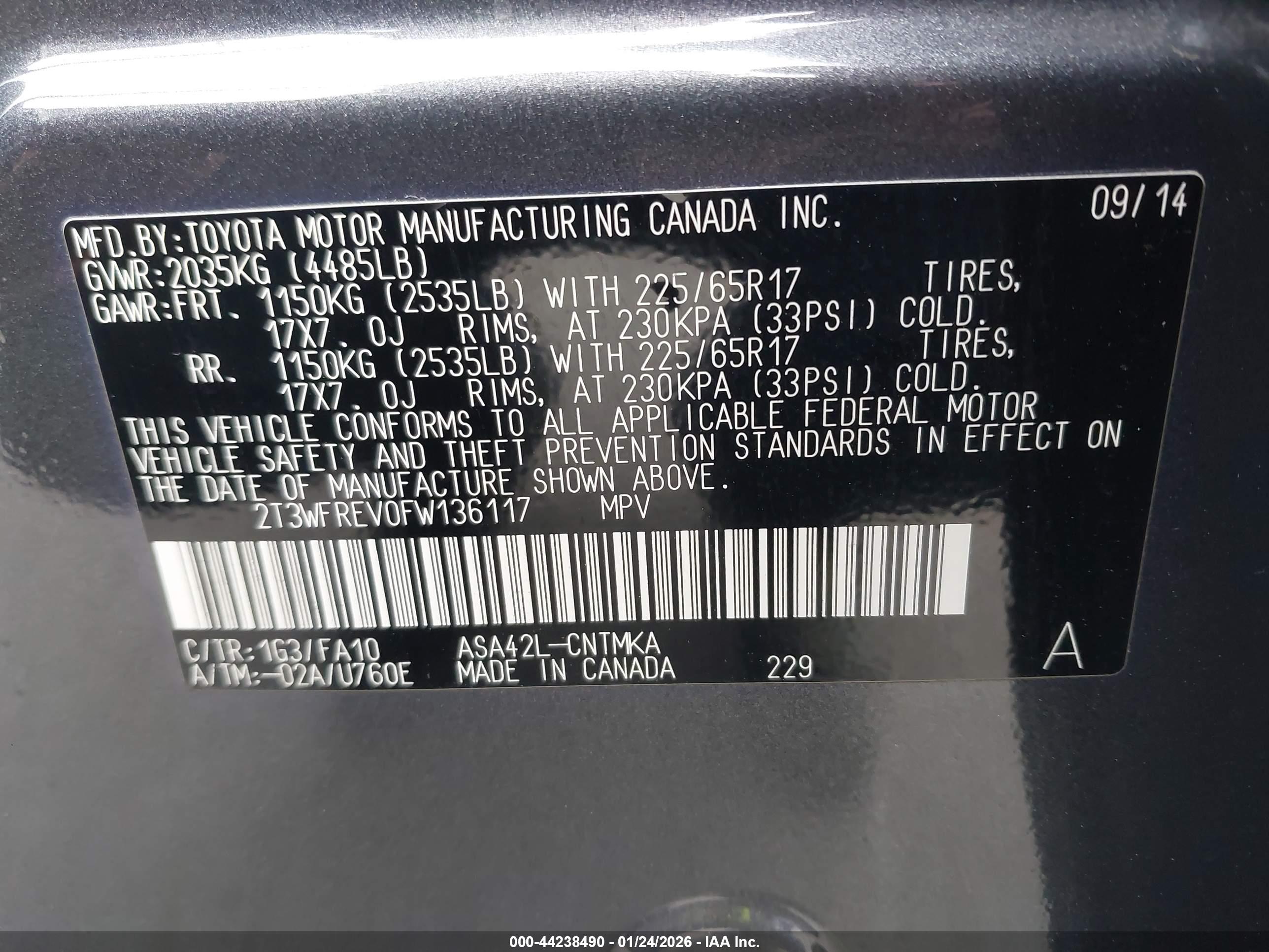 TOYOTA RAV4 image 9