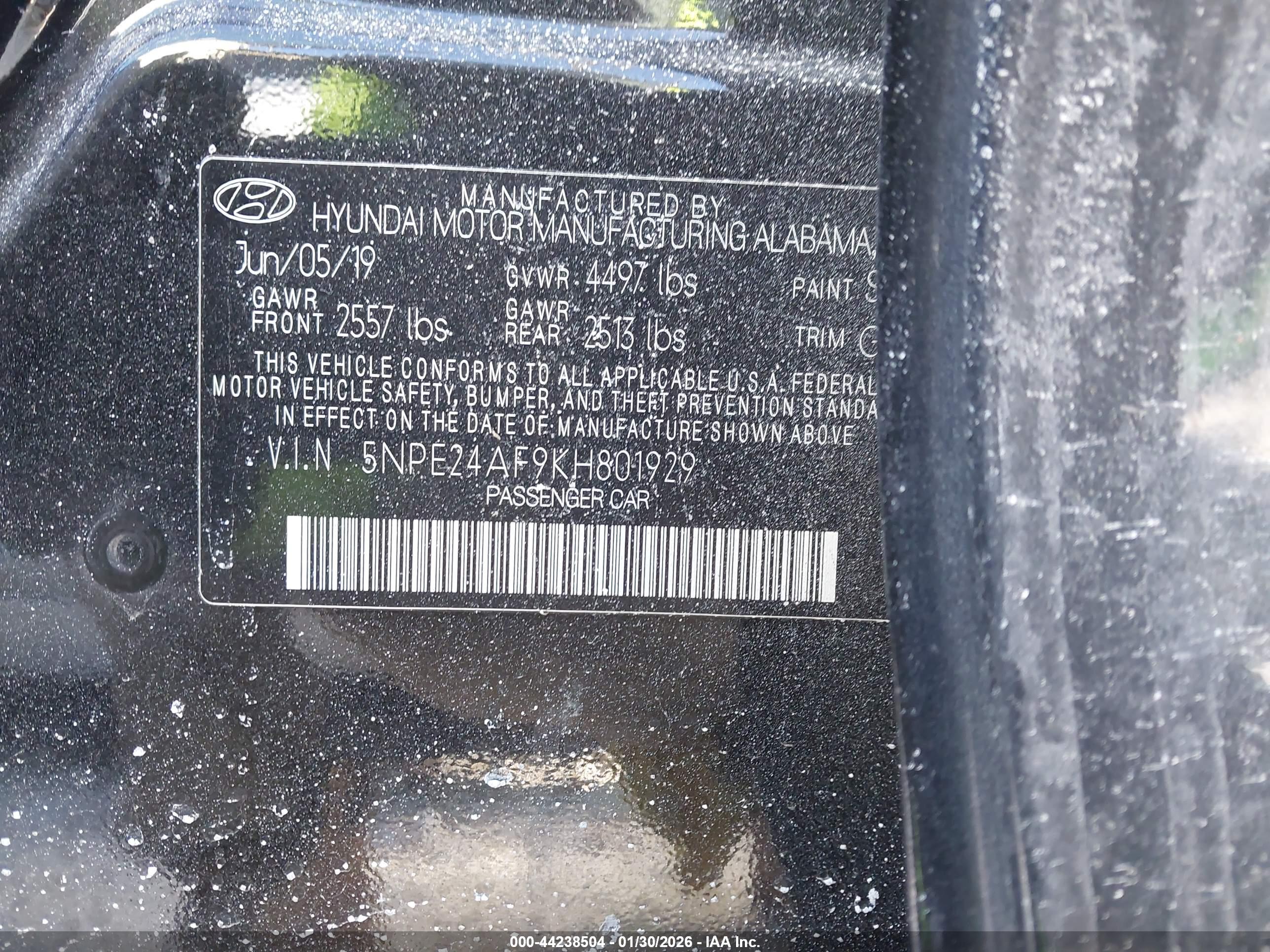 HYUNDAI SONATA image 9