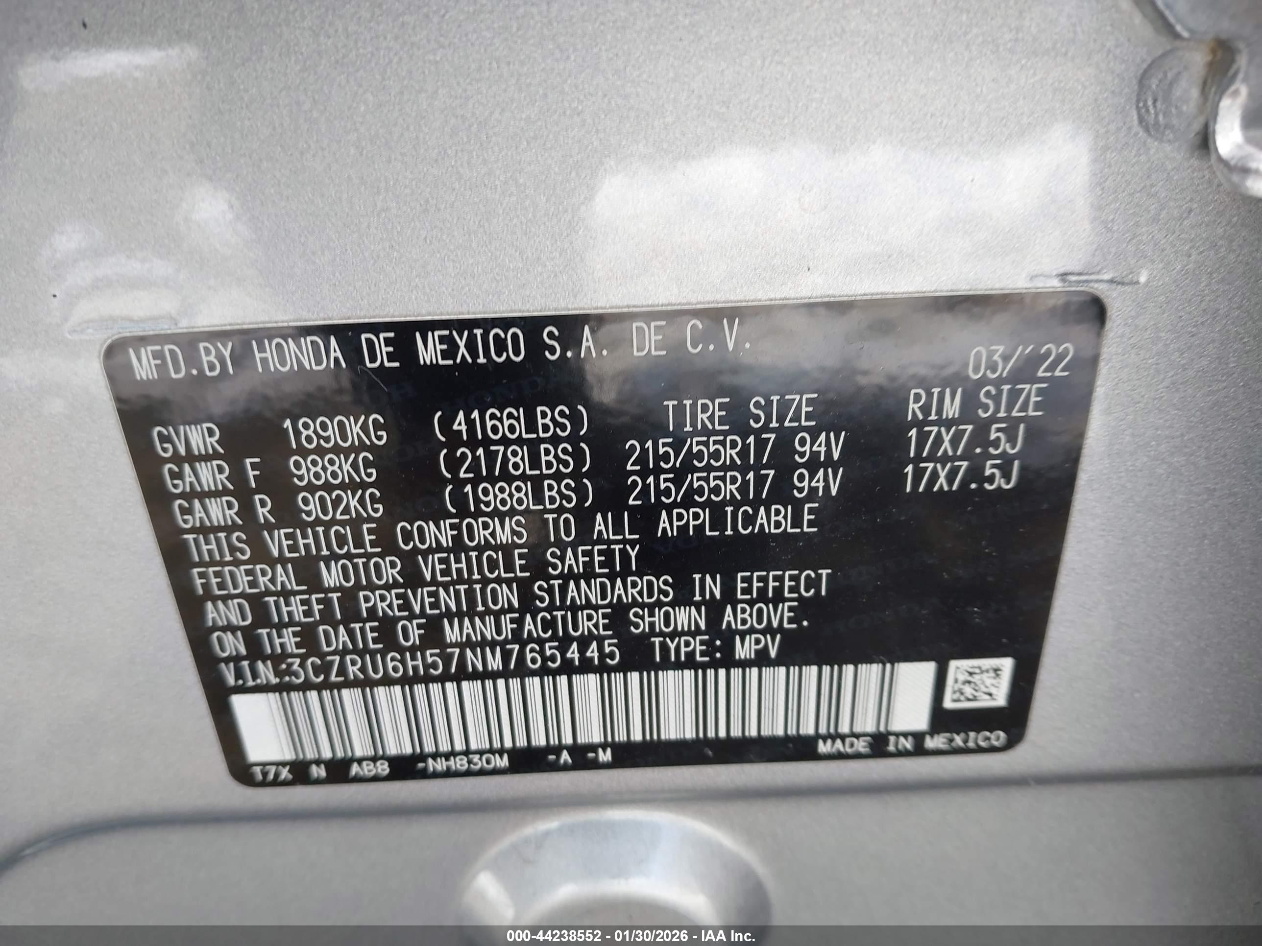 HONDA HR-V image 9