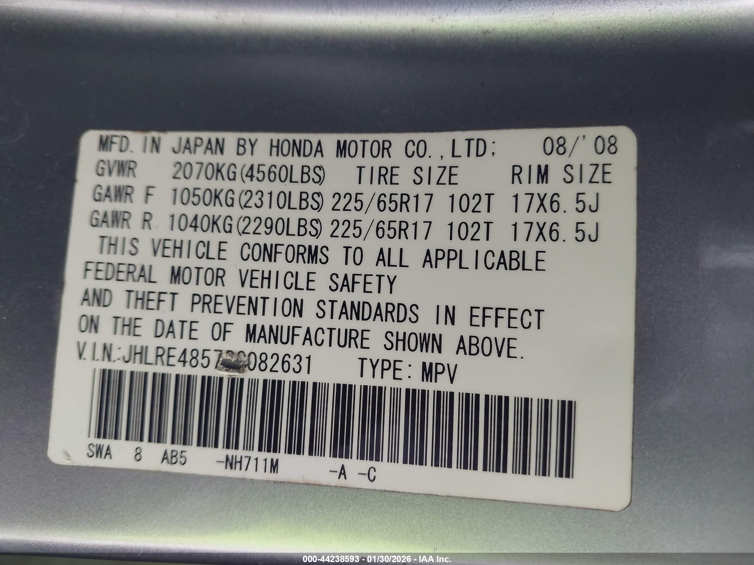 HONDA CR-V image 9
