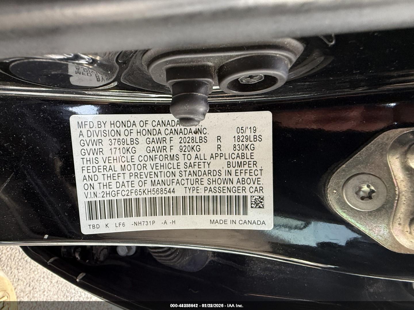HONDA CIVIC image 9