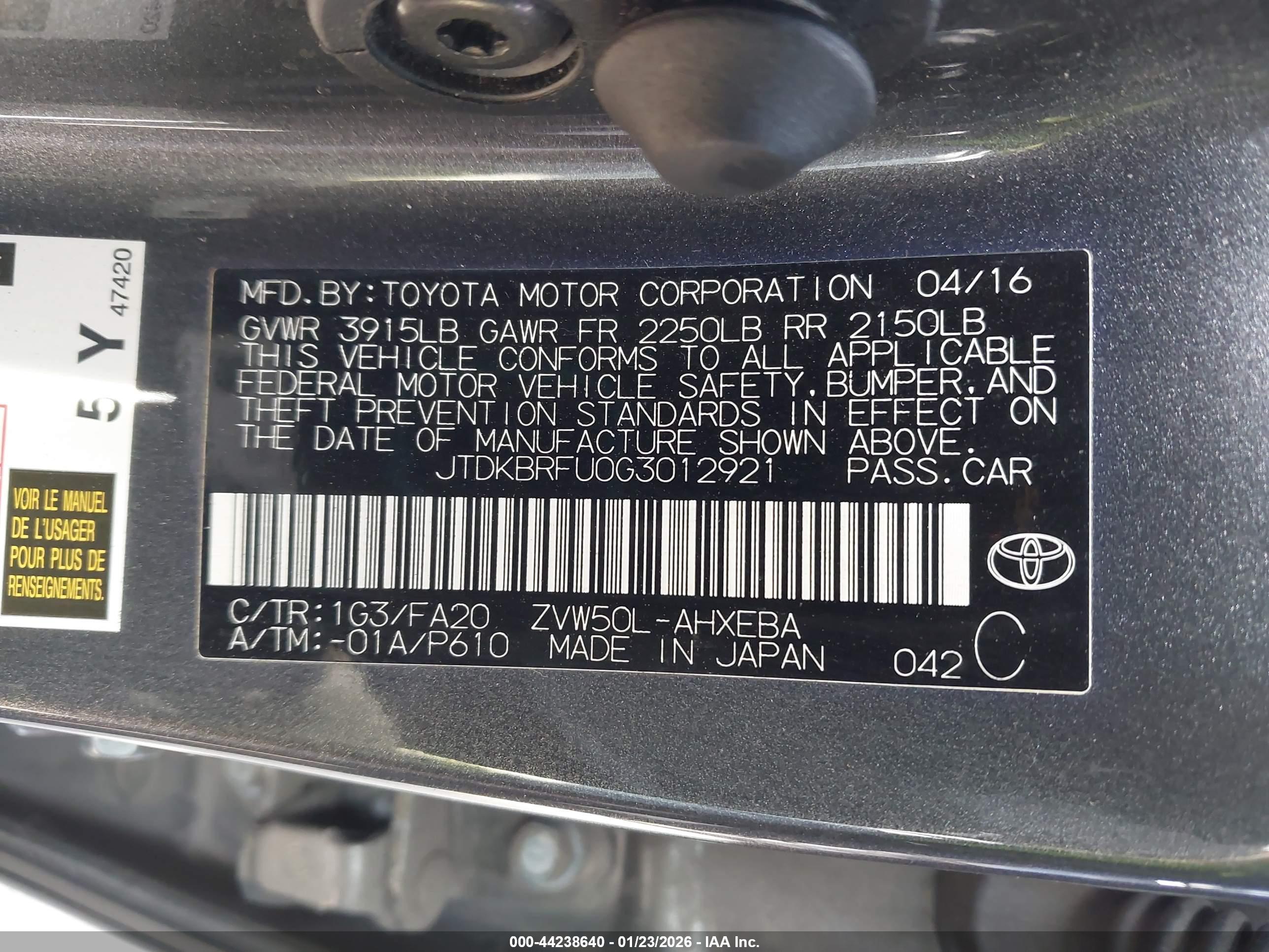 TOYOTA PRIUS image 9