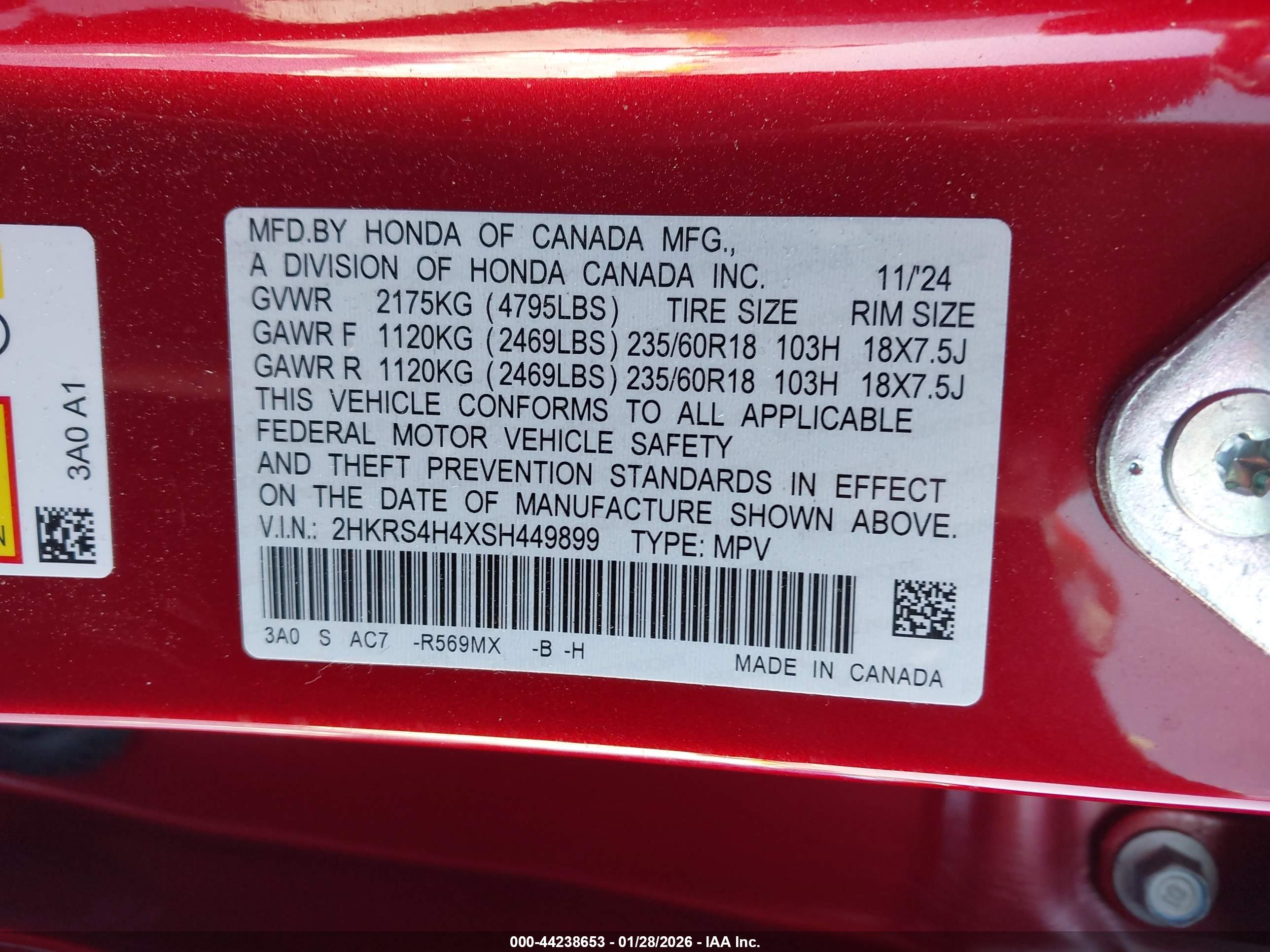 HONDA CR-V image 9