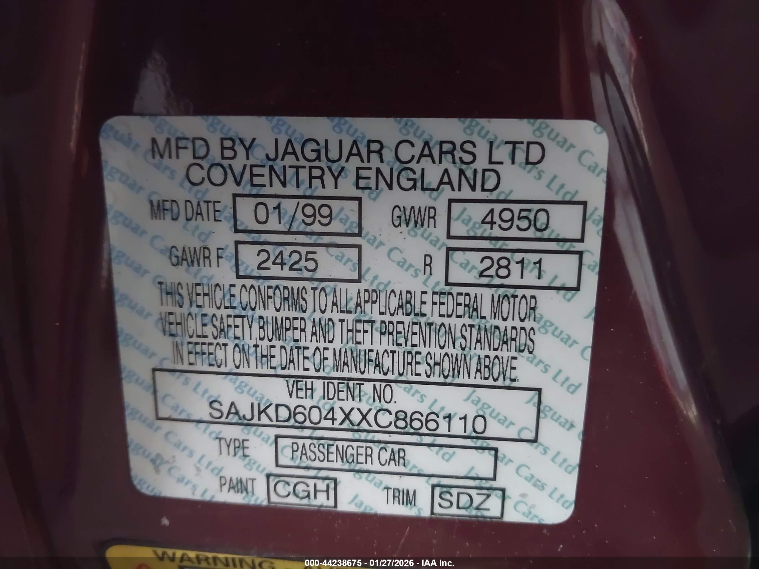 JAGUAR XJ8 image 9