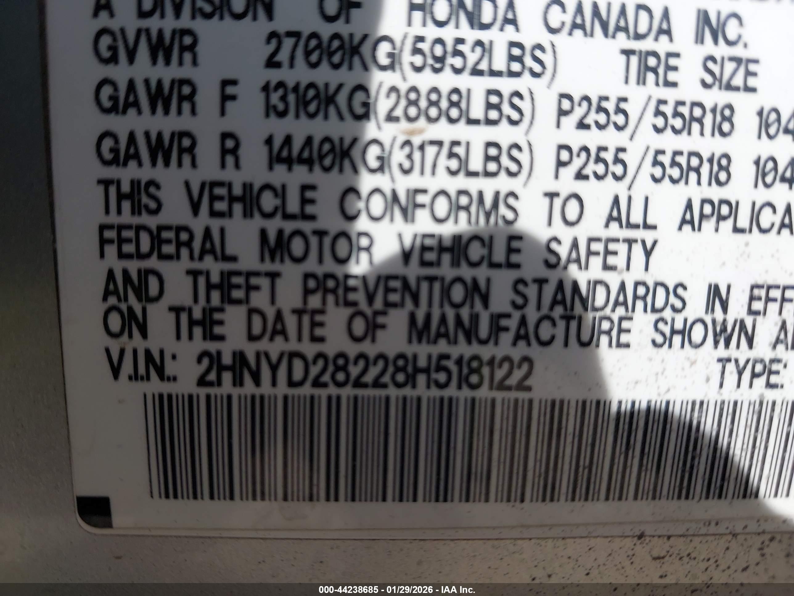 ACURA MDX image 9