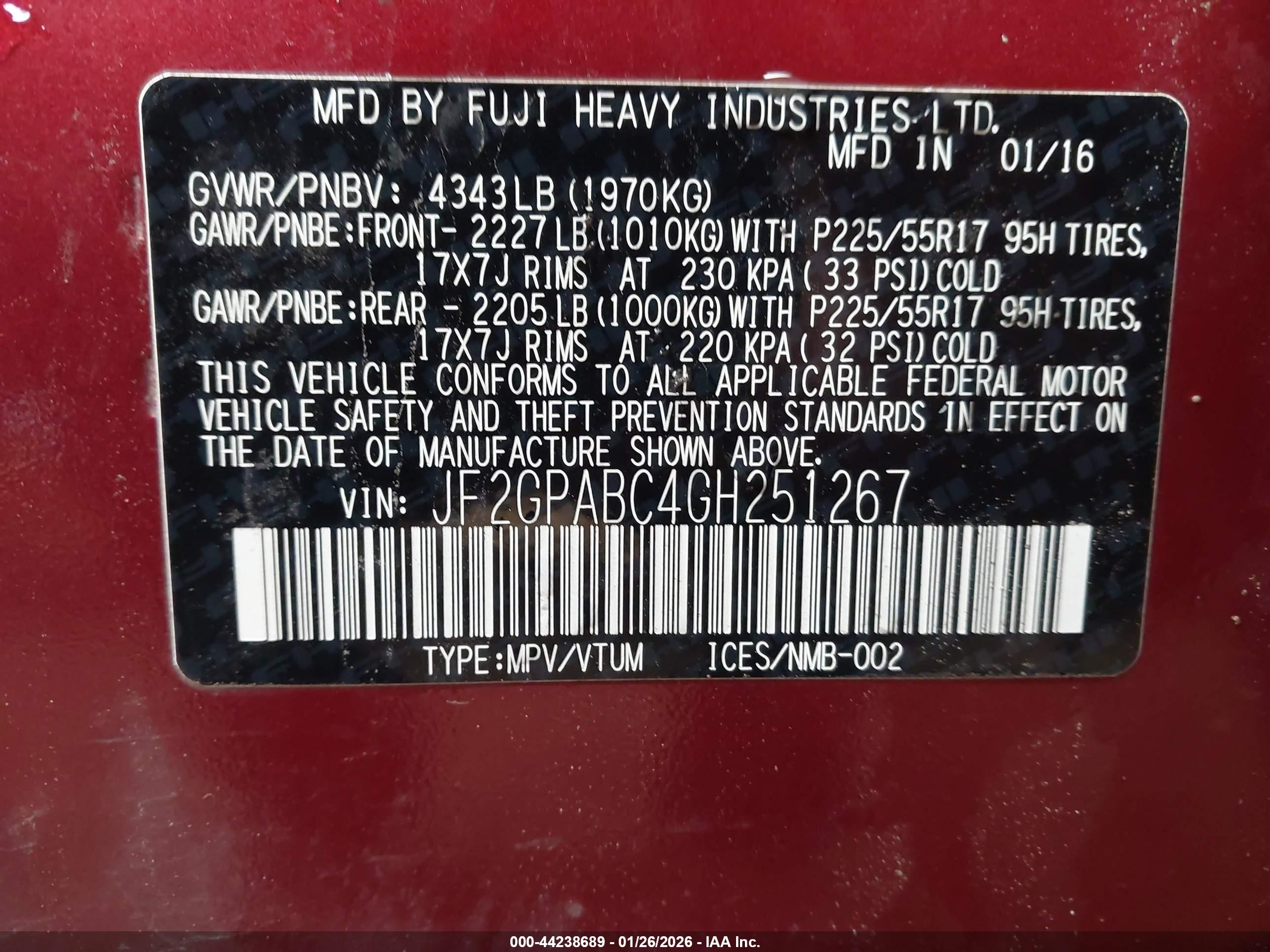 SUBARU CROSSTREK image 9
