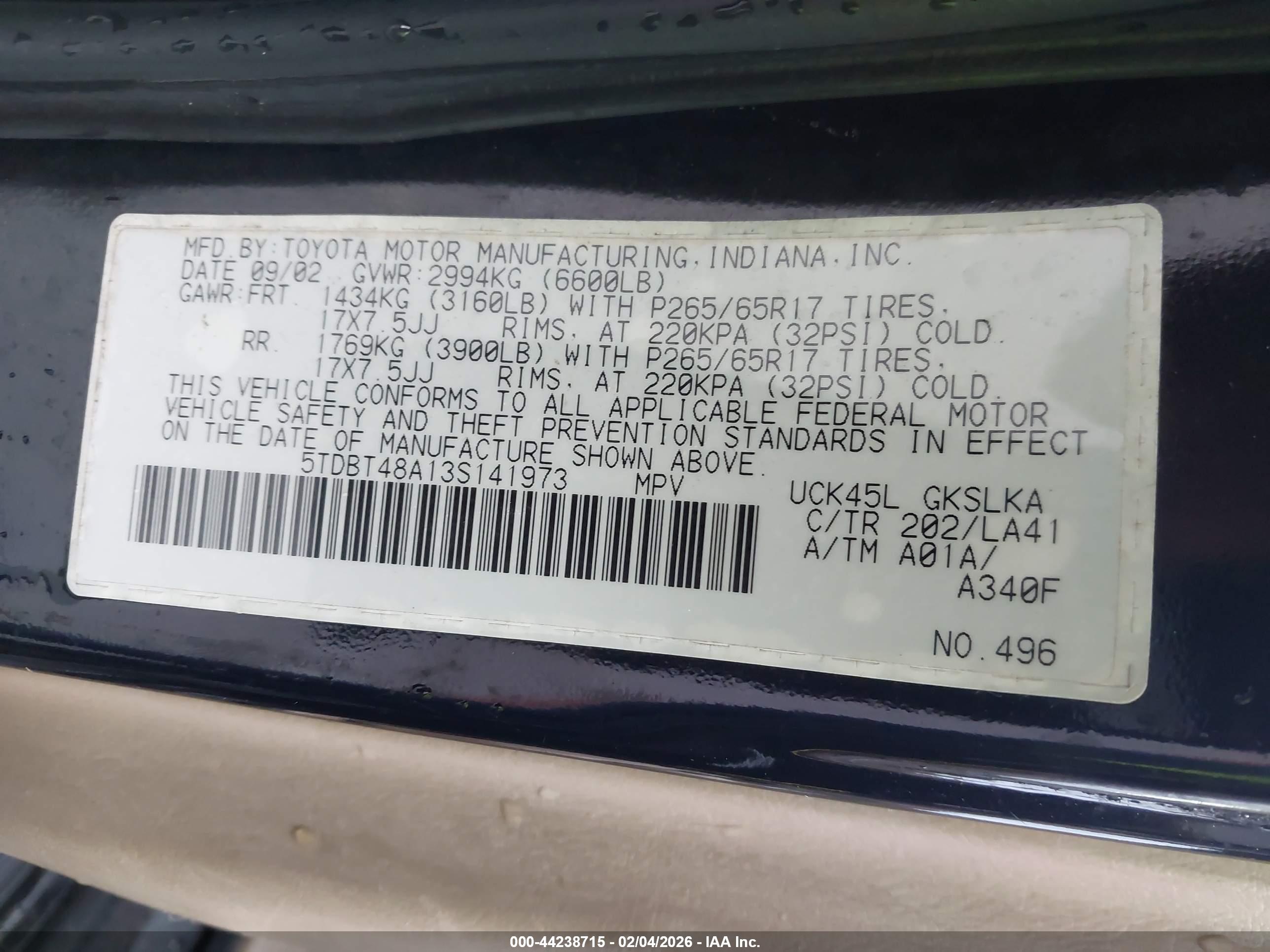 TOYOTA SEQUOIA image 9