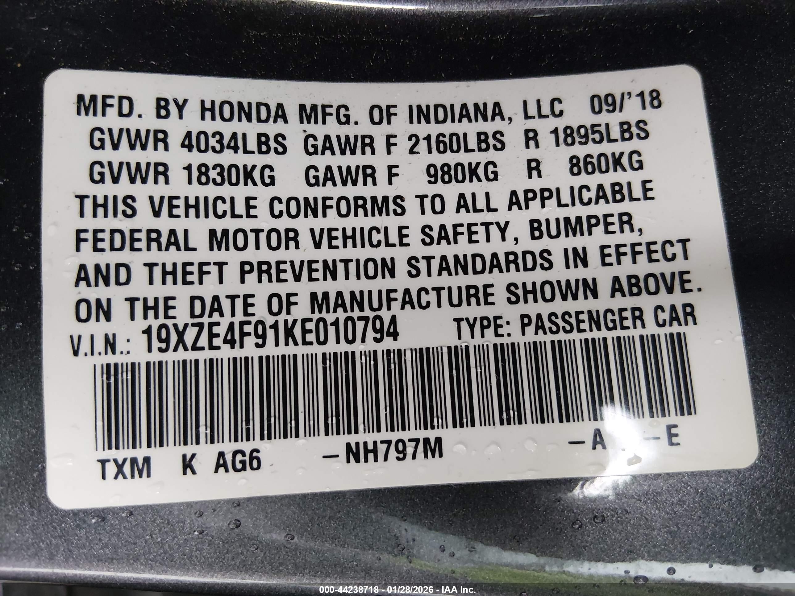 HONDA INSIGHT image 9