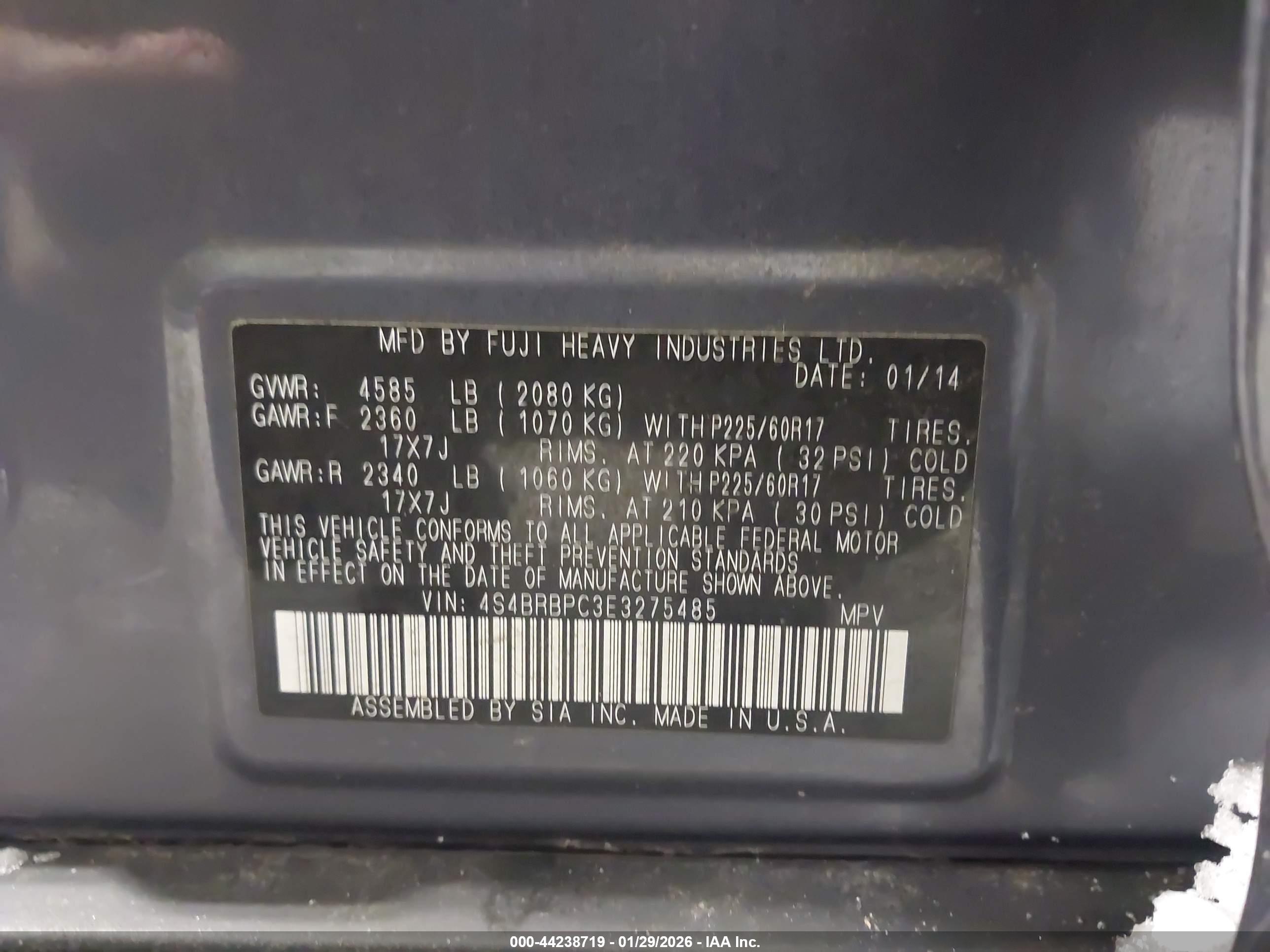 SUBARU OUTBACK image 9