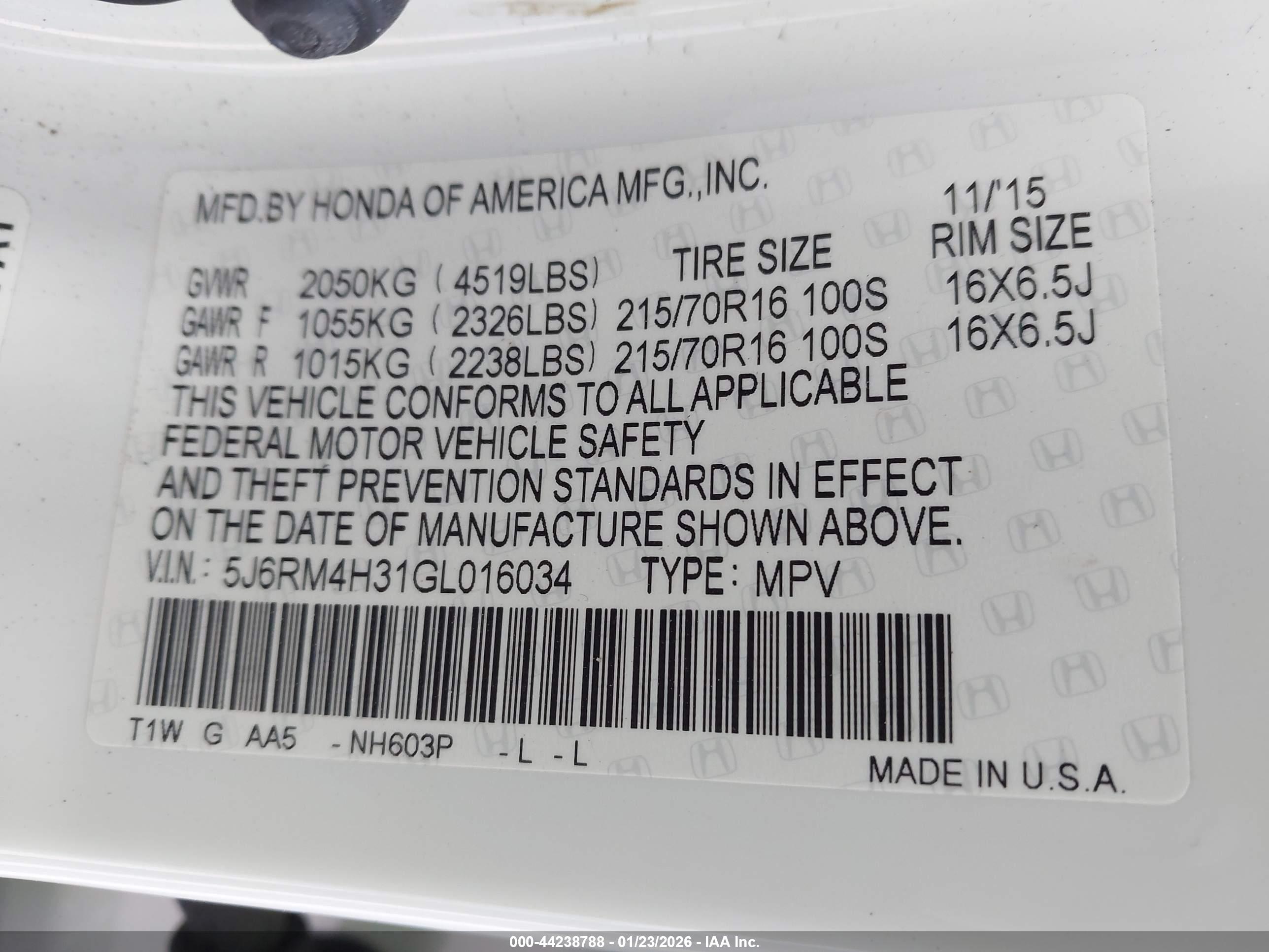 HONDA CR-V image 9