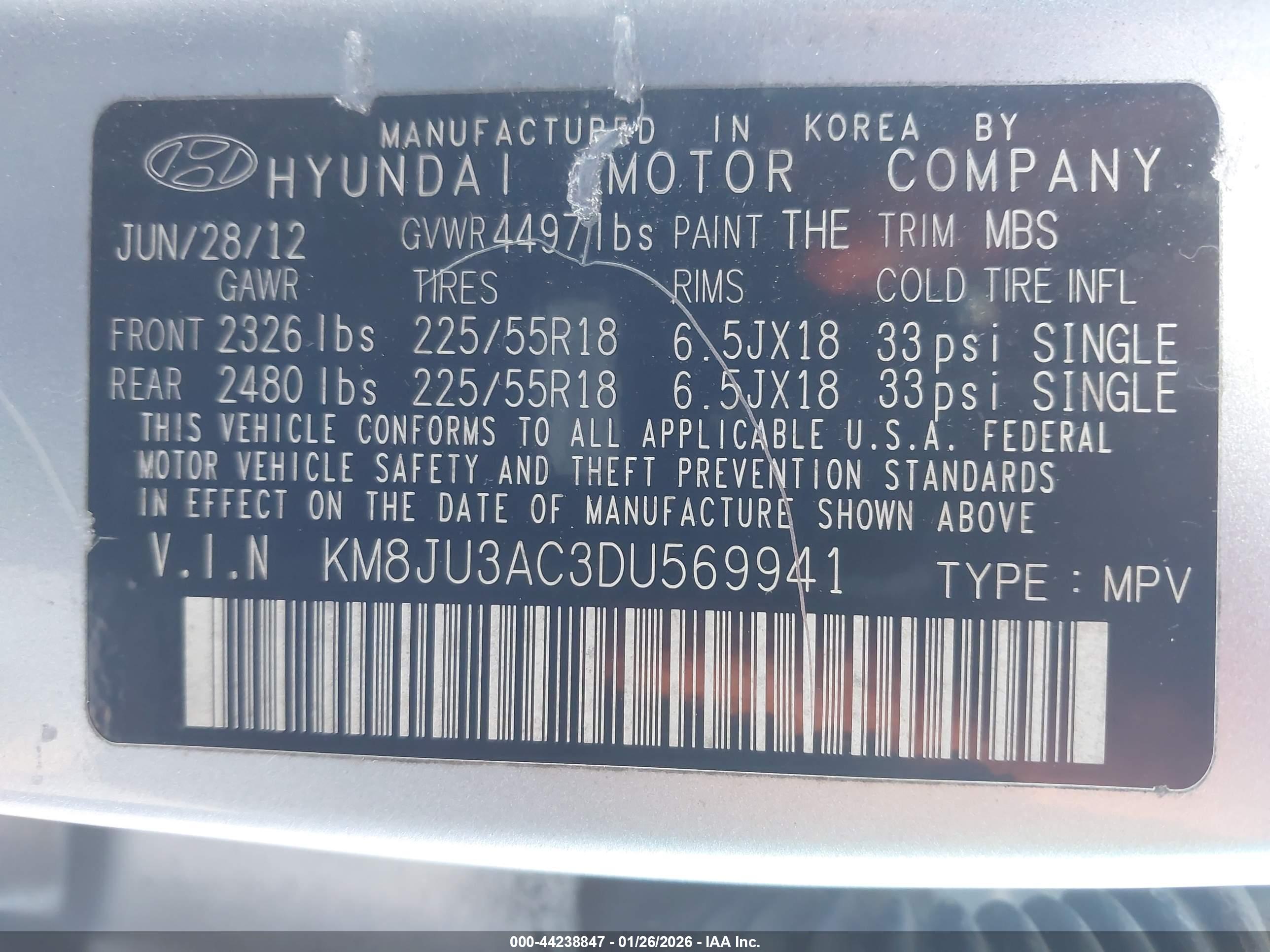 HYUNDAI TUCSON image 9