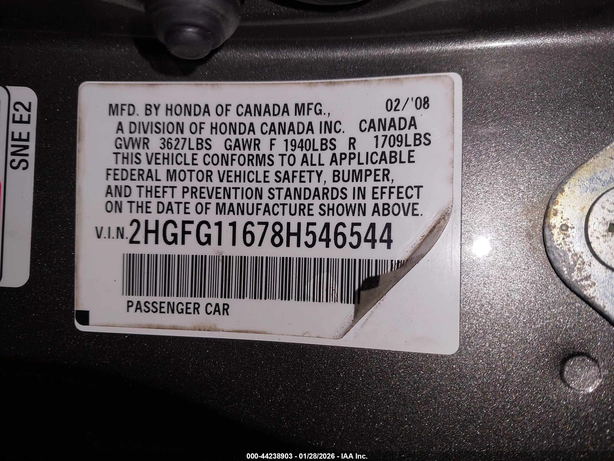 HONDA CIVIC image 9