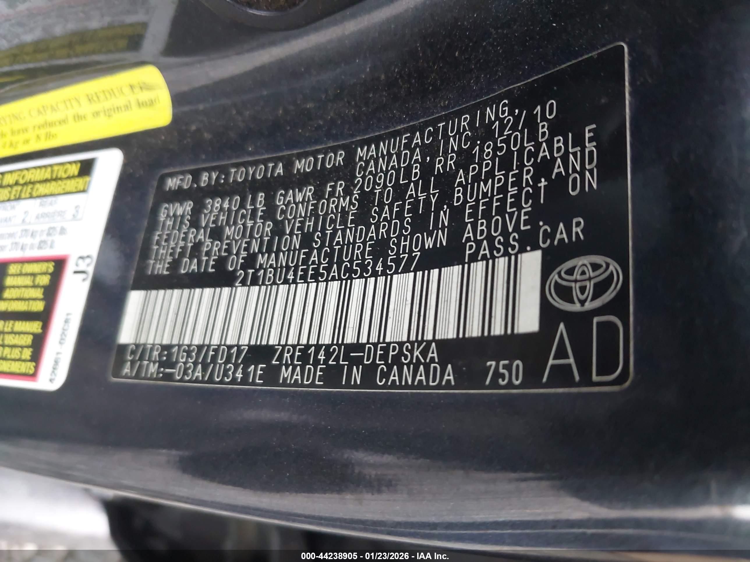 TOYOTA COROLLA image 9