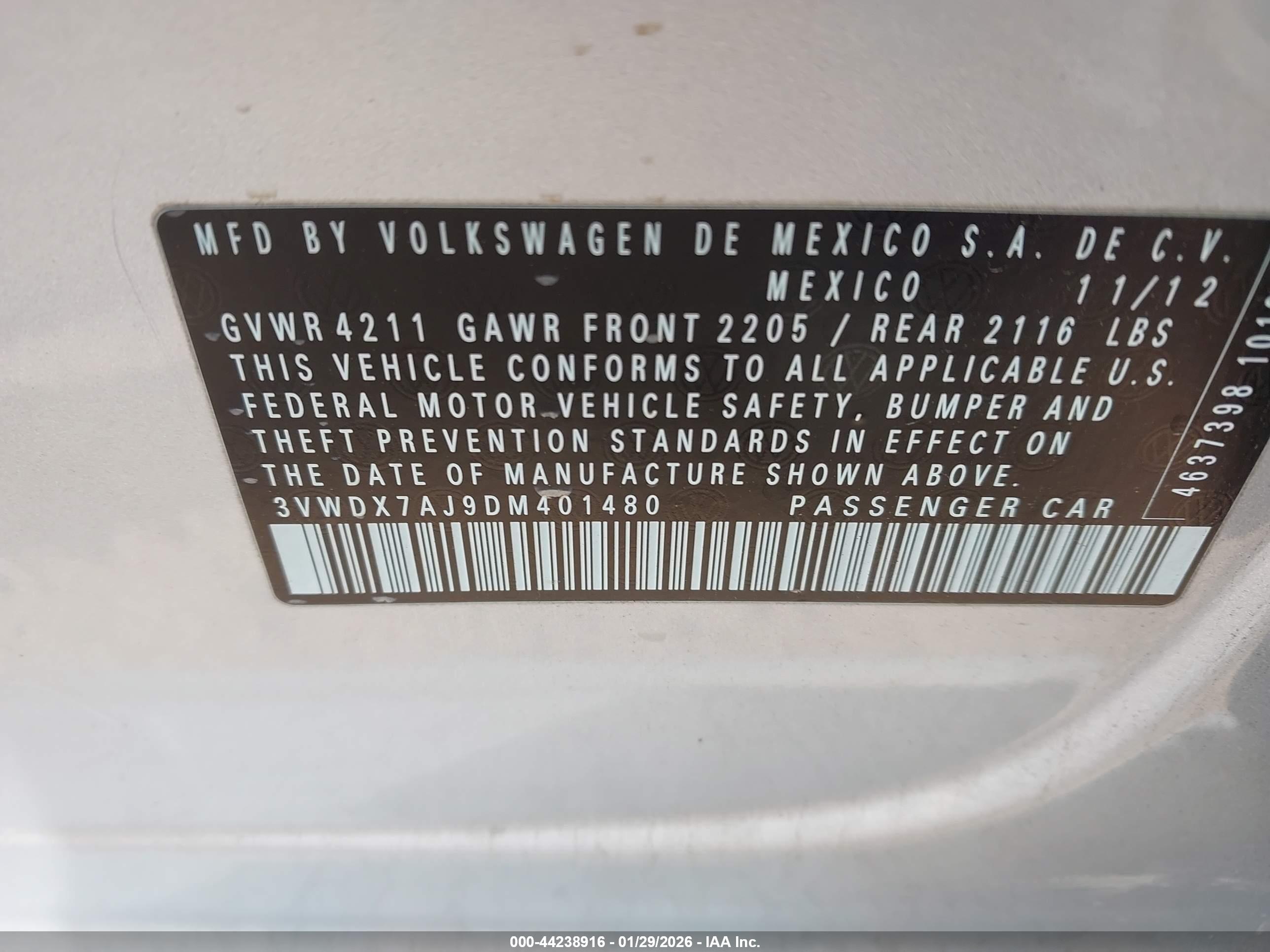 VOLKSWAGEN JETTA image 9