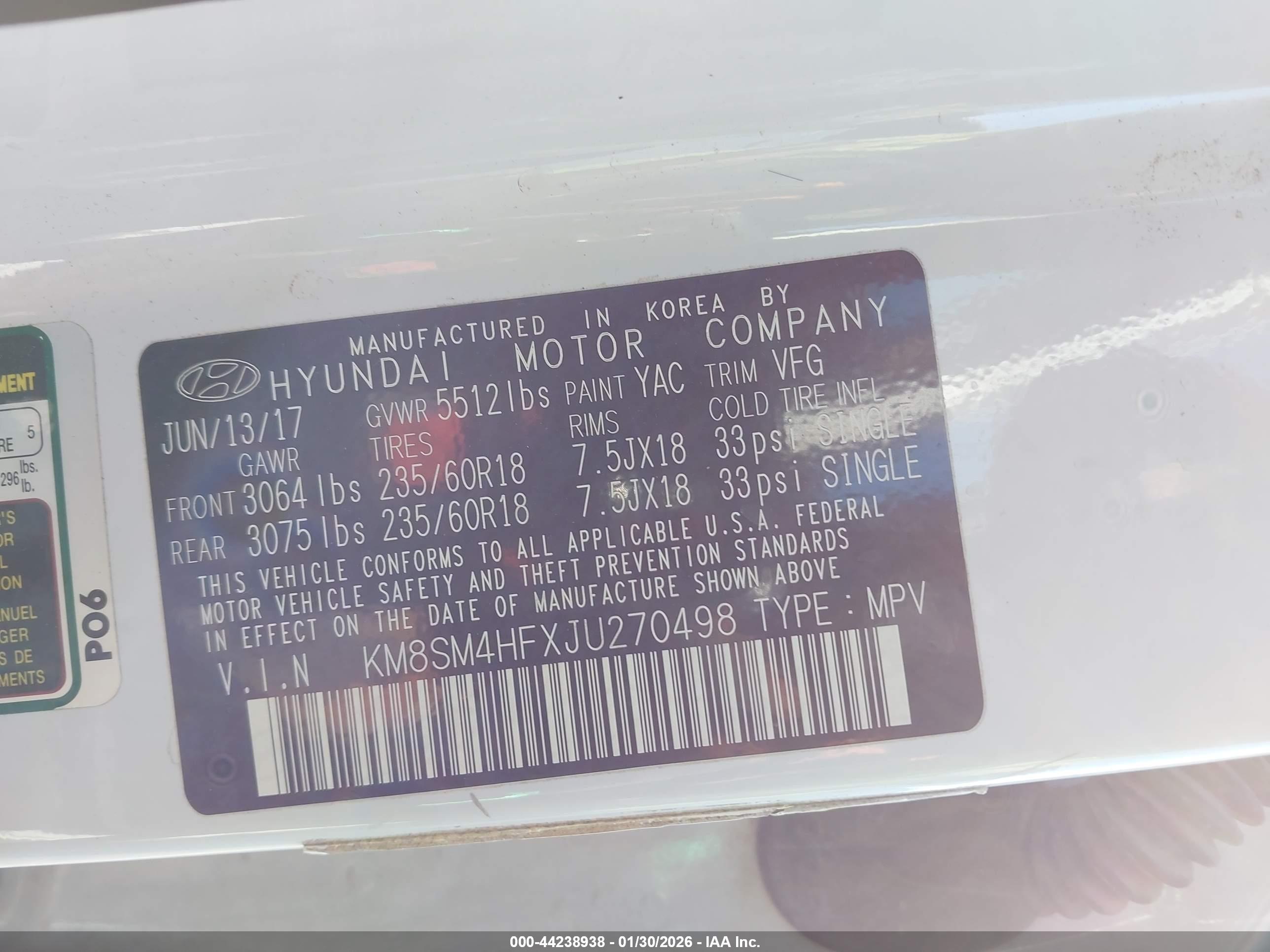 HYUNDAI SANTA image 9