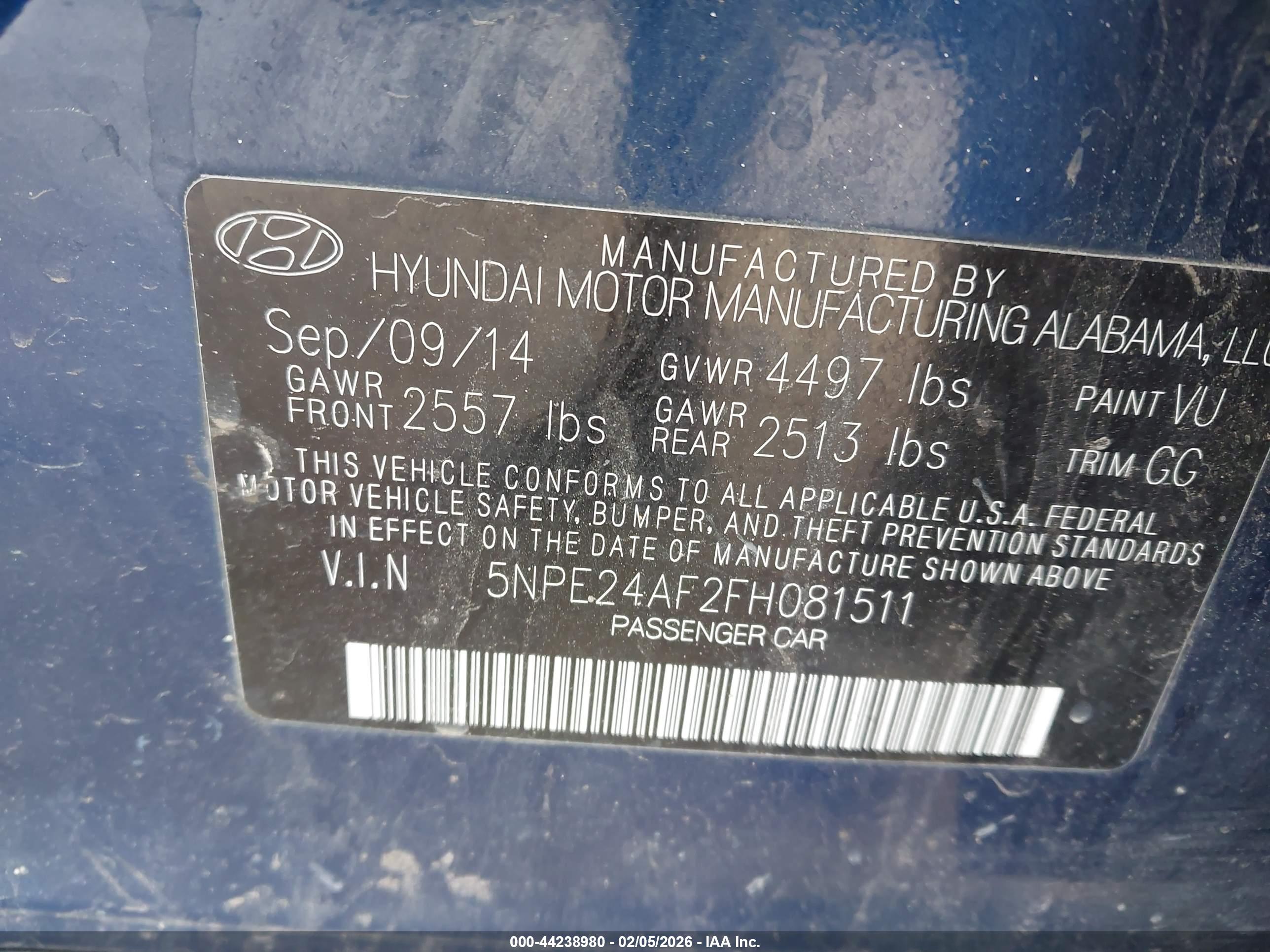 HYUNDAI SONATA image 9