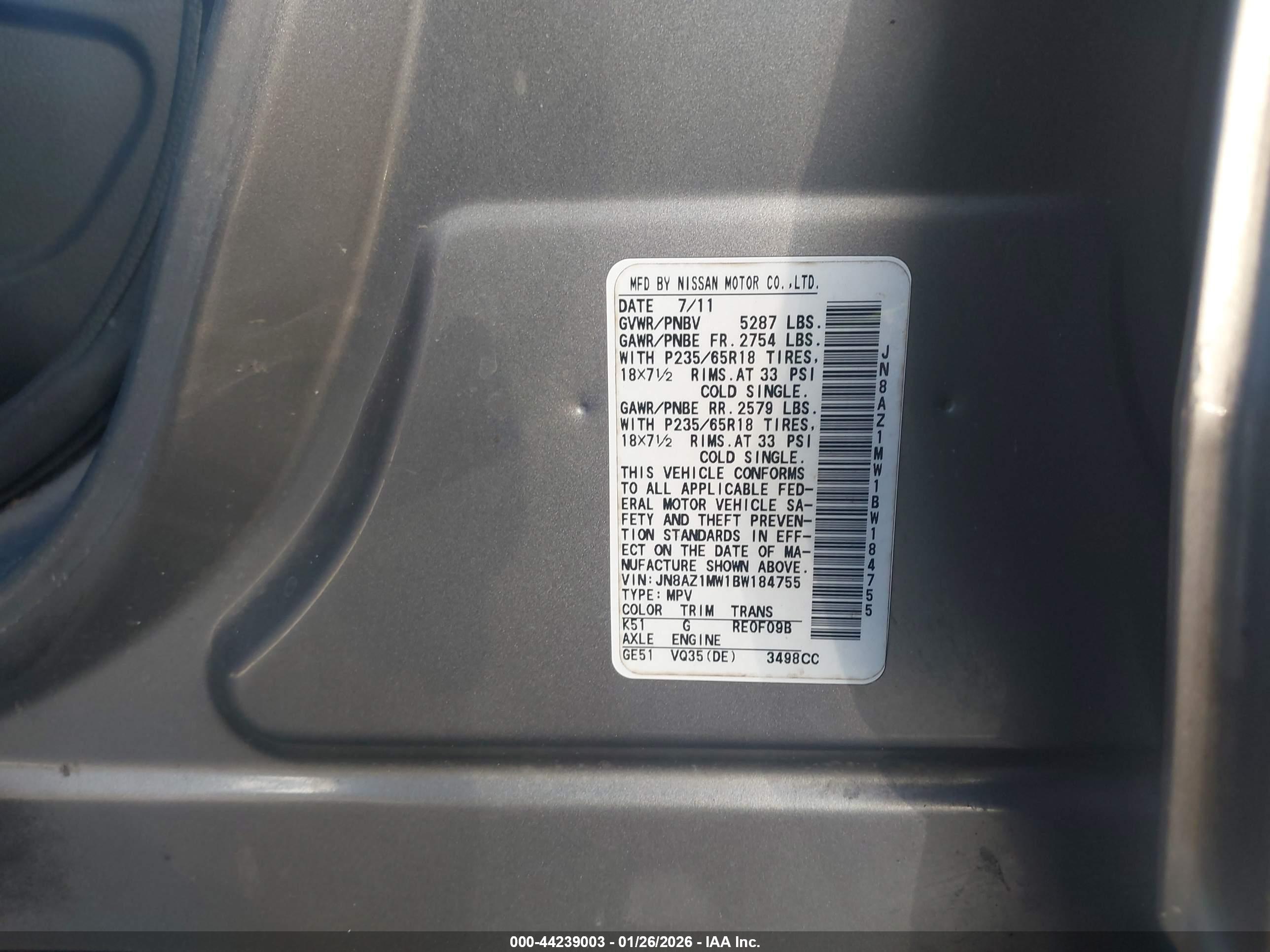 NISSAN MURANO image 9