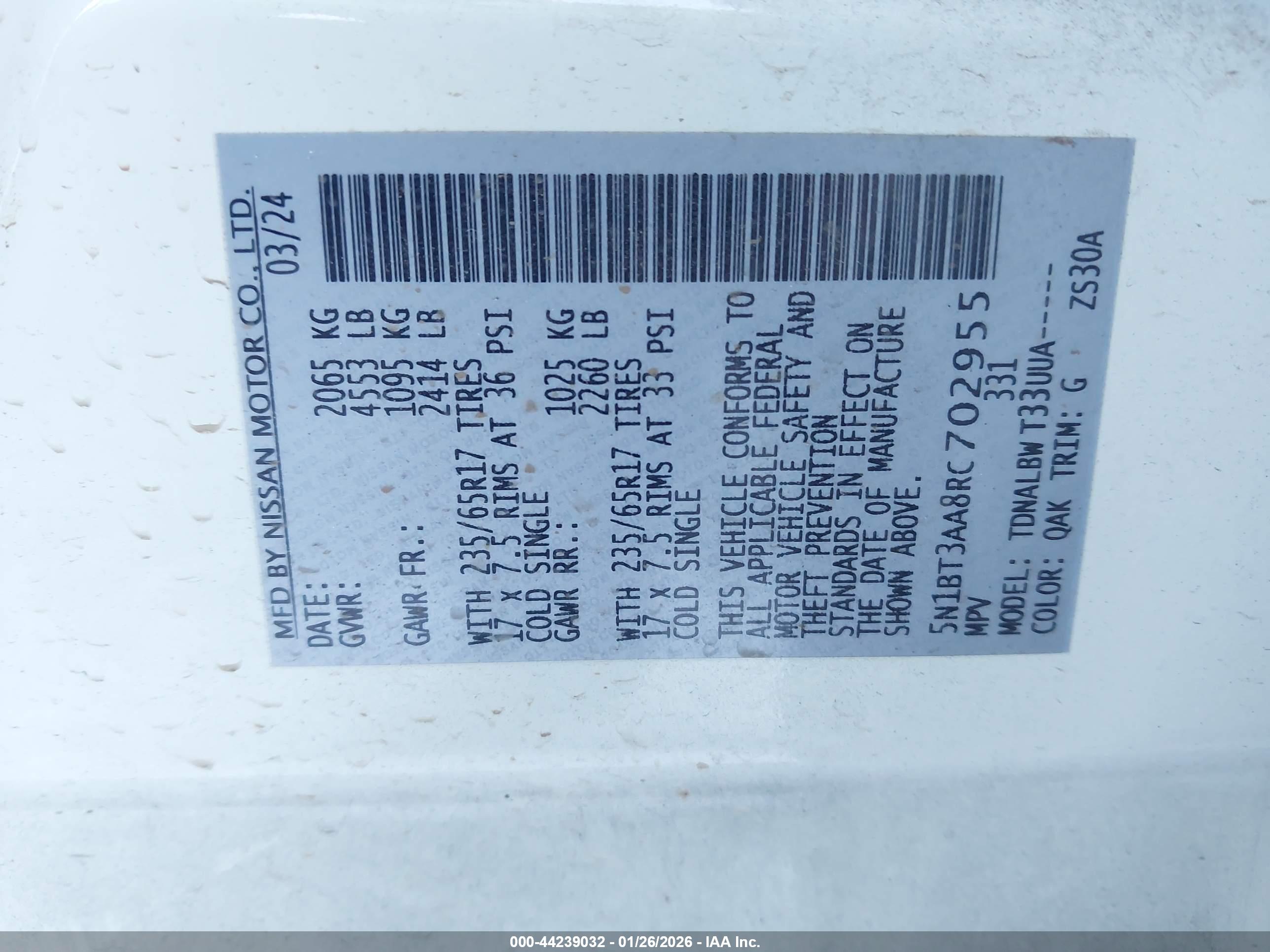 NISSAN ROGUE image 9