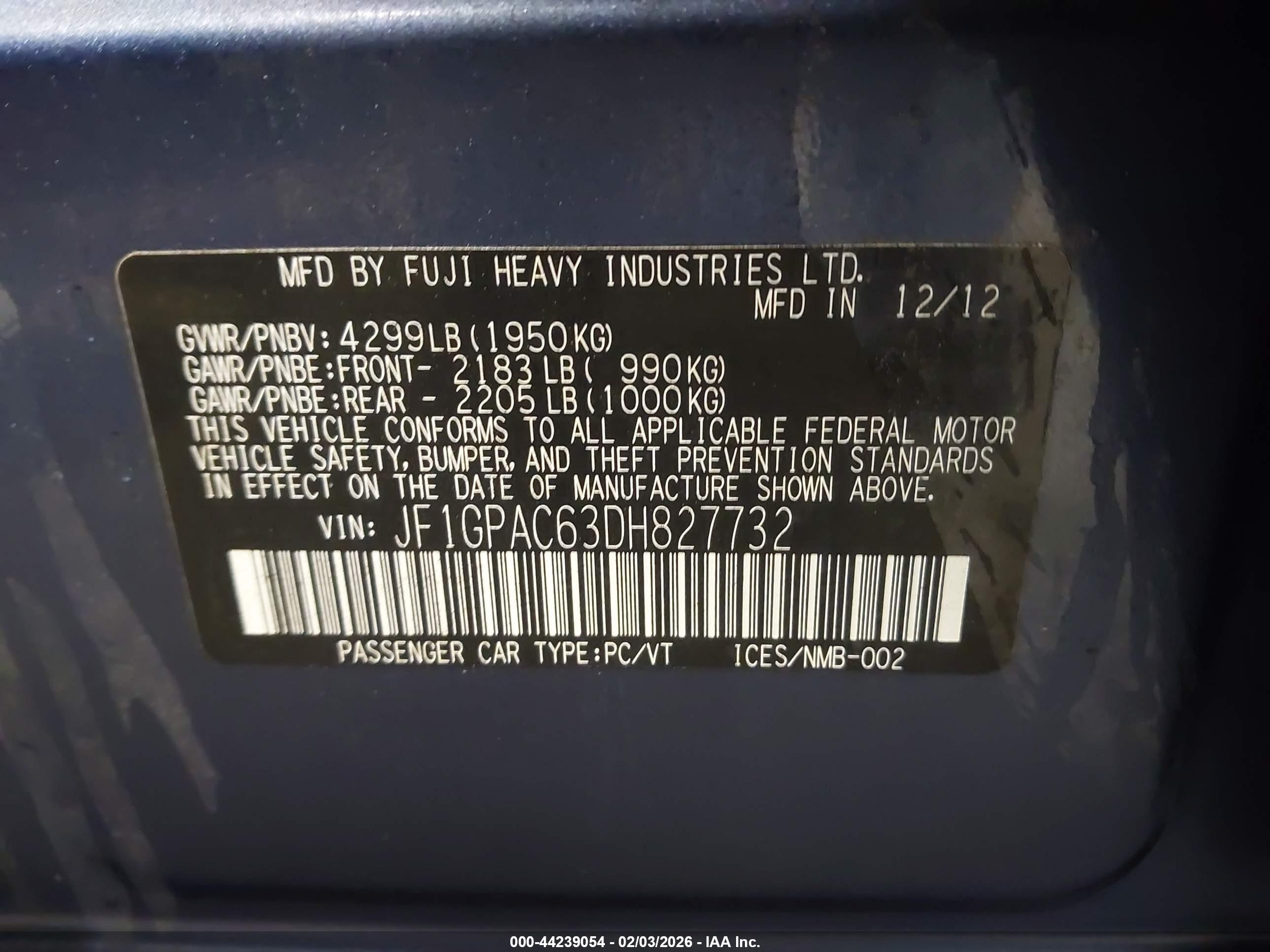 SUBARU IMPREZA image 9