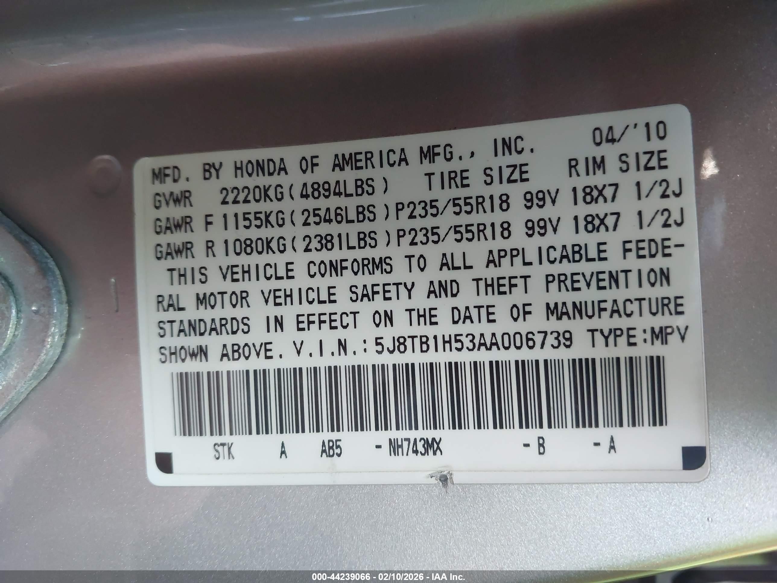 ACURA RDX image 9