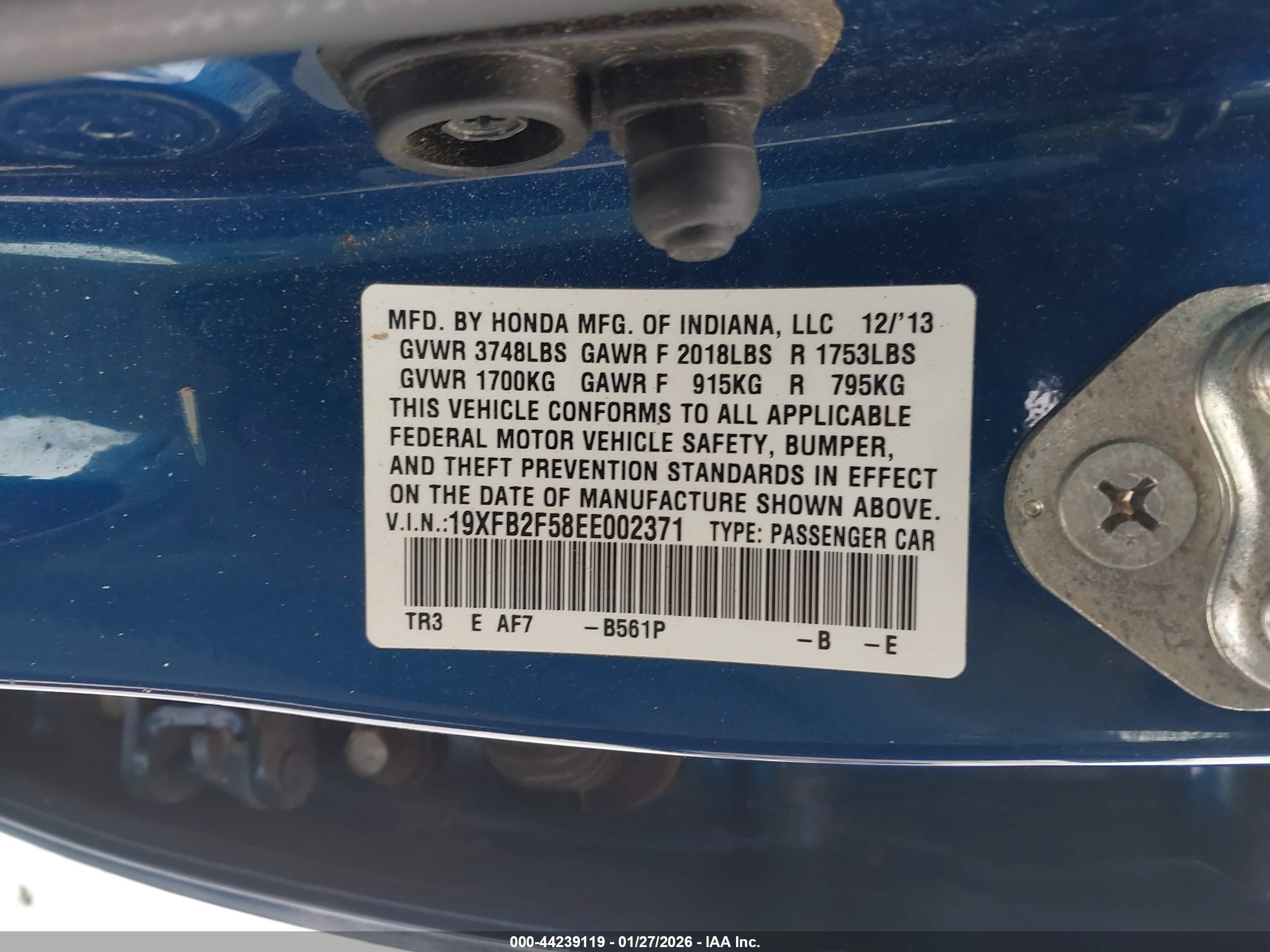 HONDA CIVIC image 9