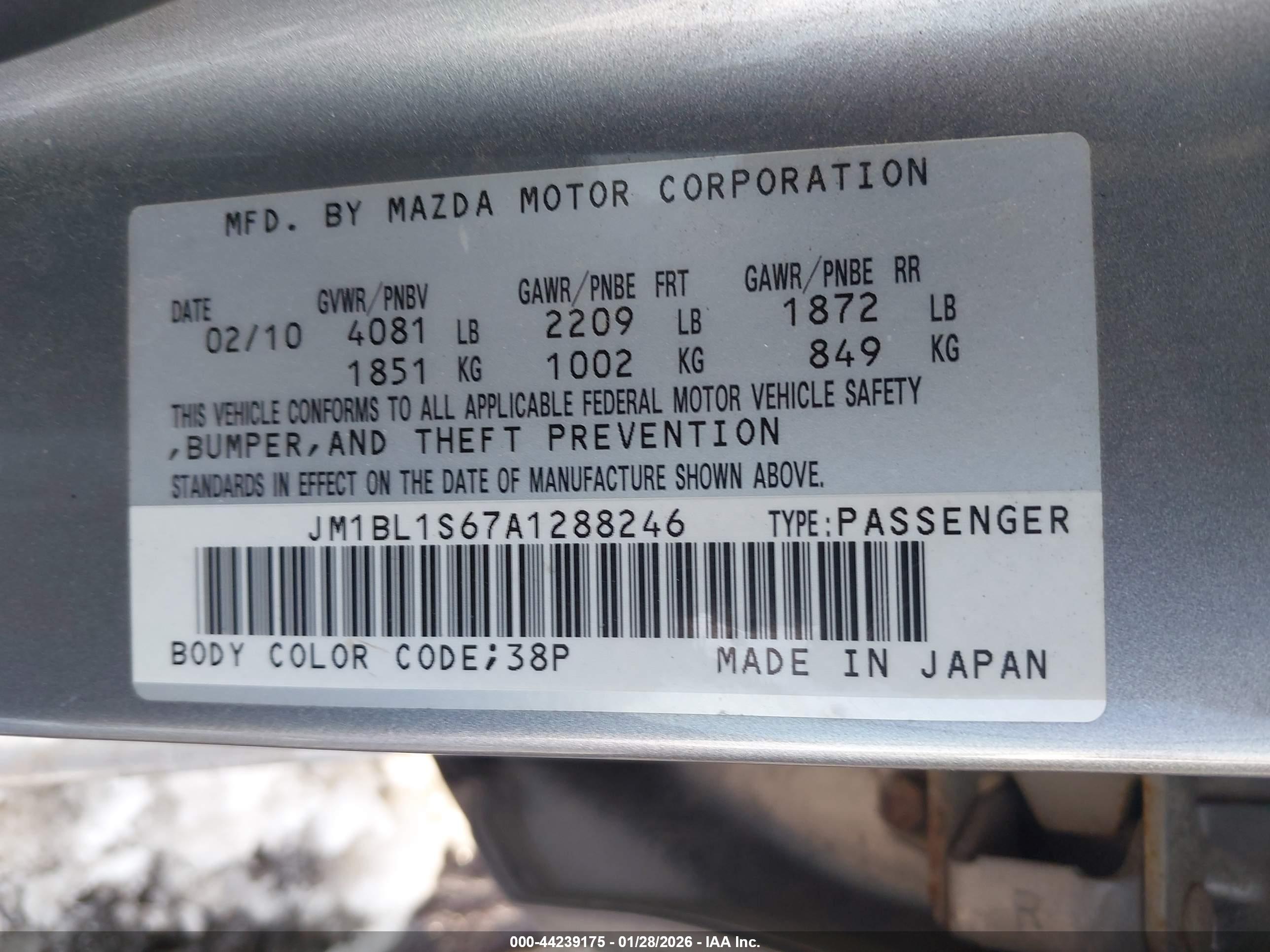 MAZDA MAZDA3 image 9
