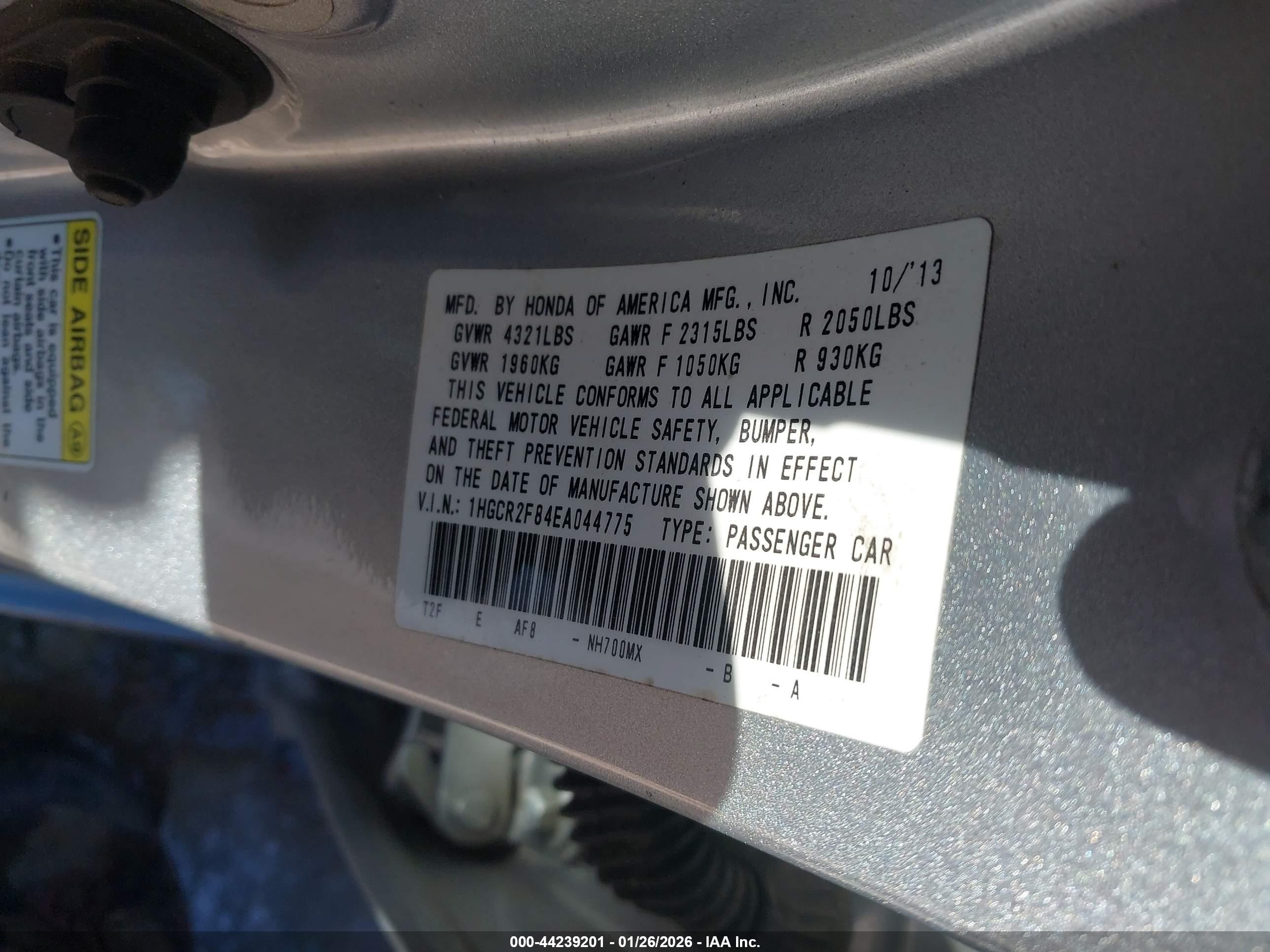 HONDA ACCORD image 9