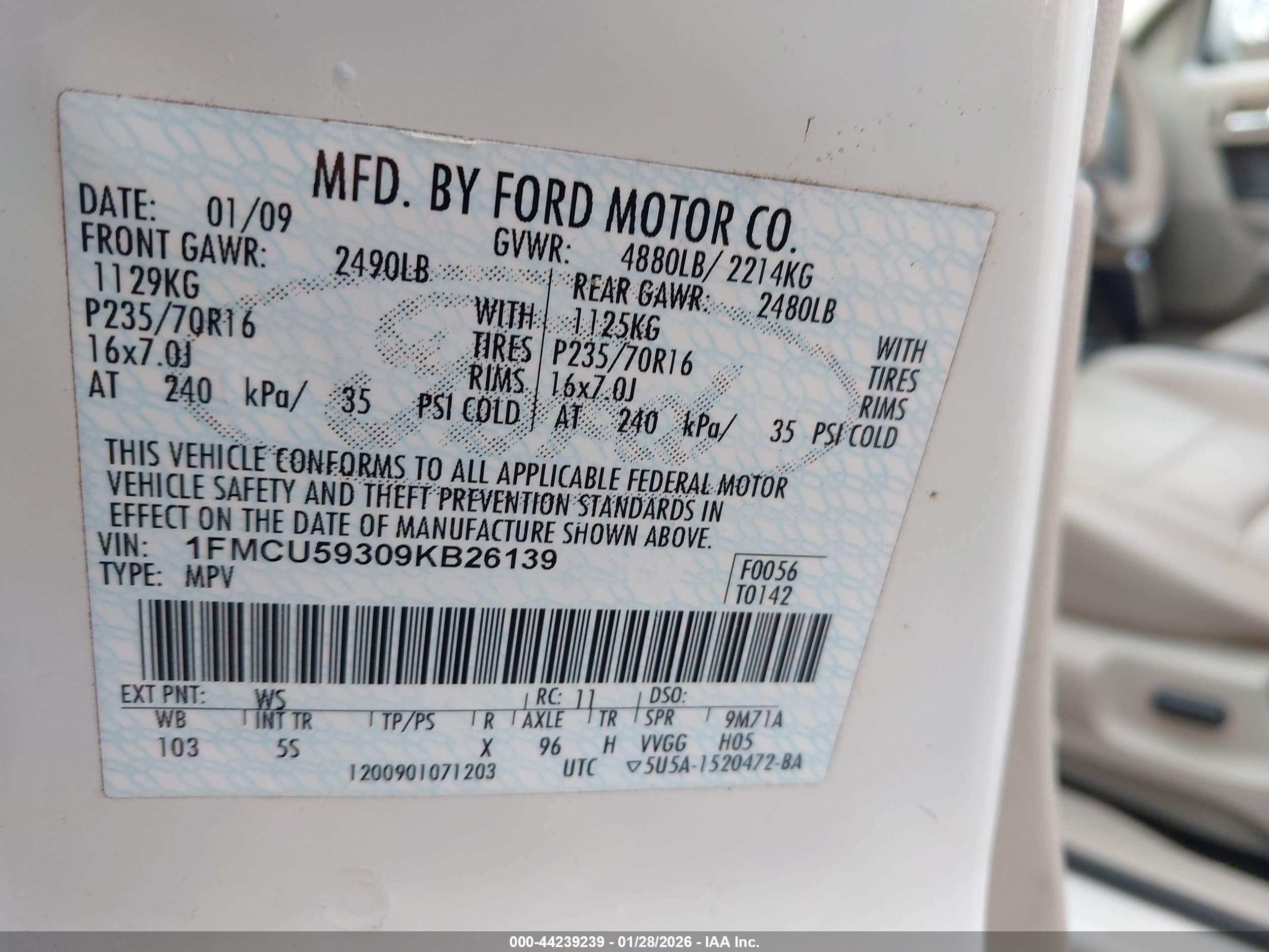 FORD ESCAPE image 9