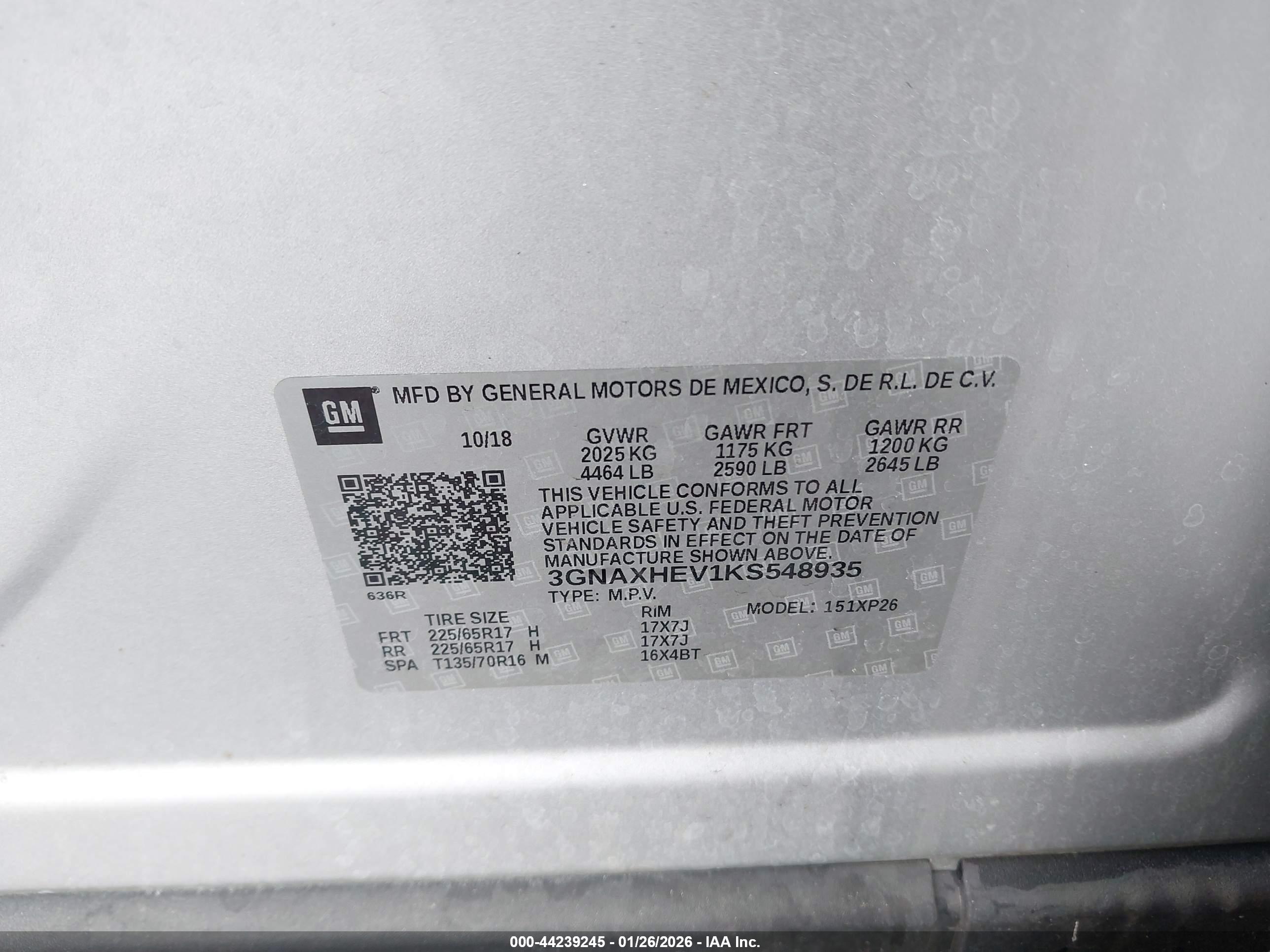 CHEVROLET EQUINOX image 9