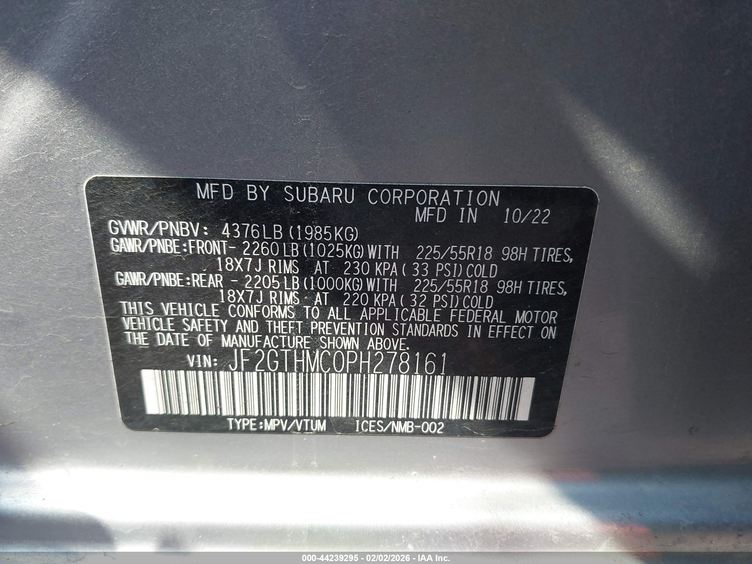 SUBARU CROSSTREK image 9