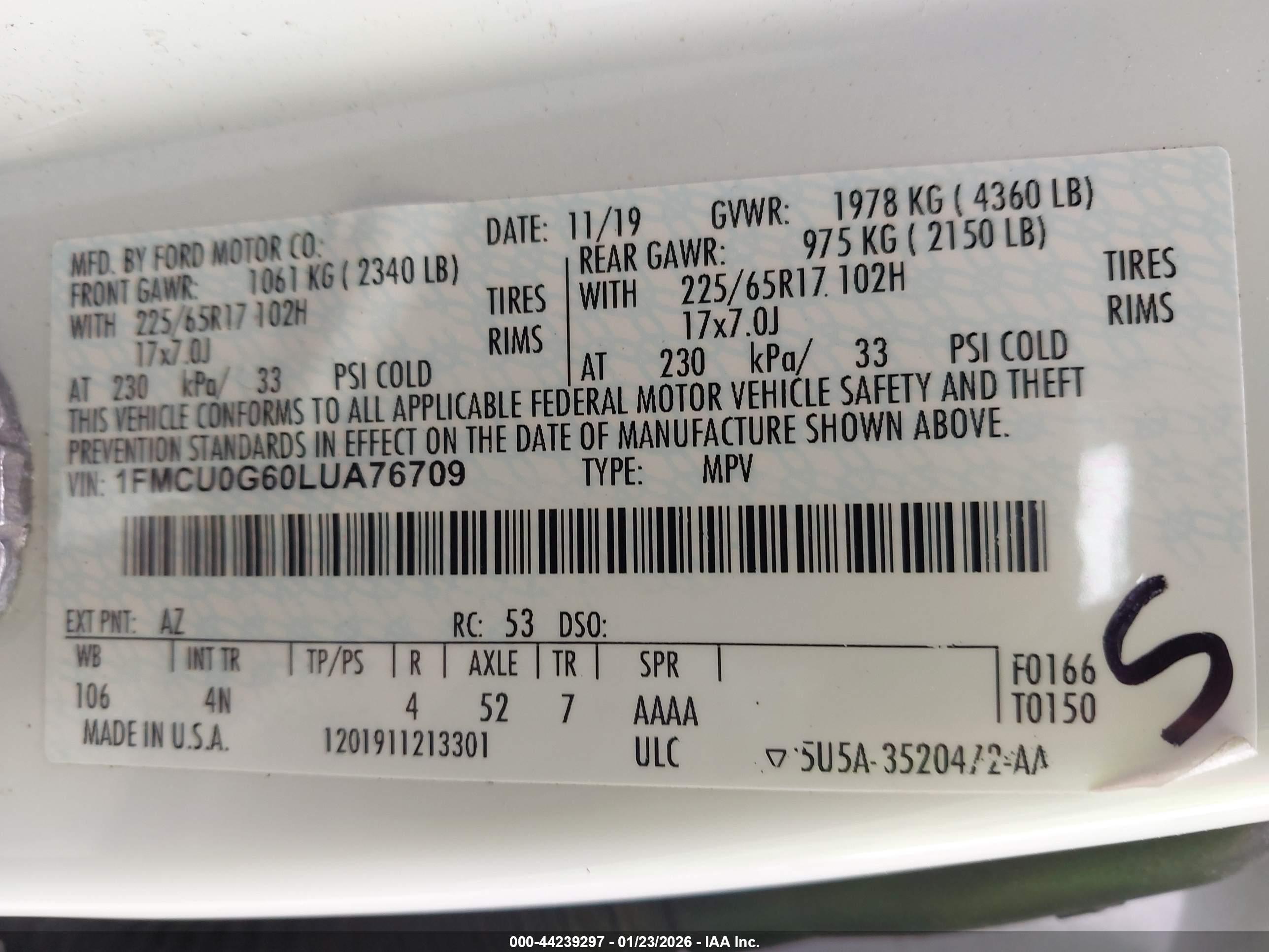 FORD ESCAPE image 9