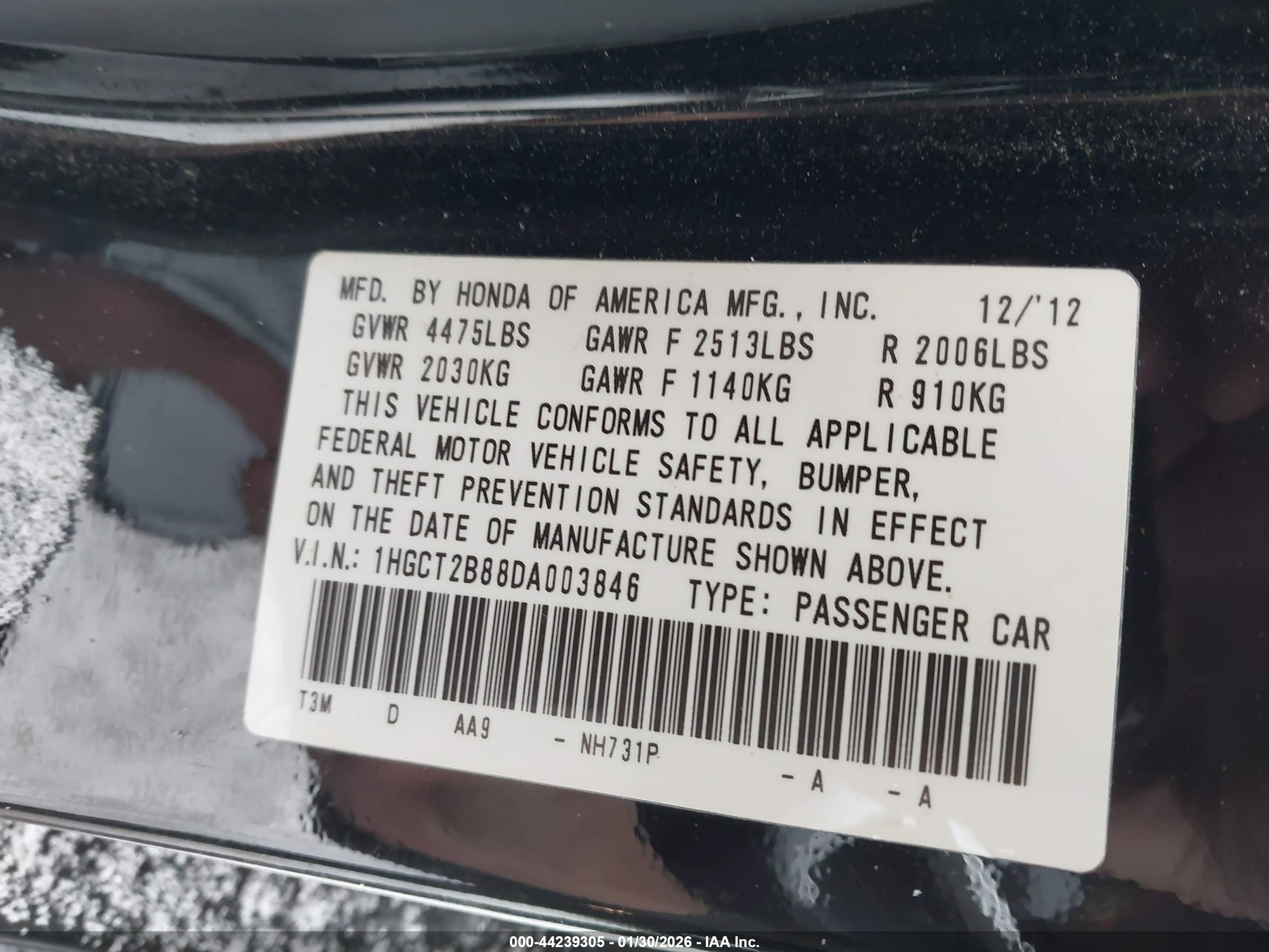 HONDA ACCORD image 9