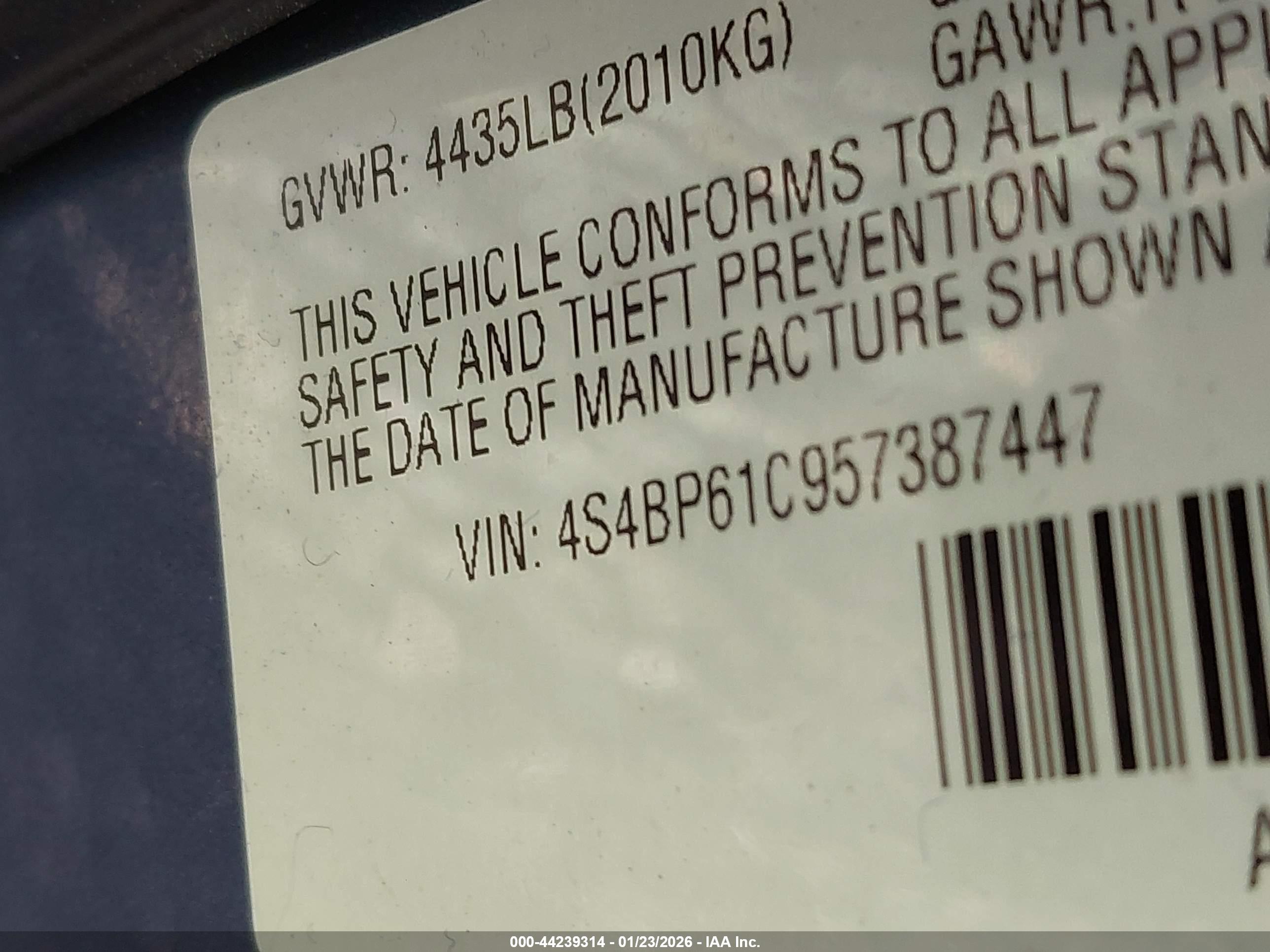 SUBARU OUTBACK image 9