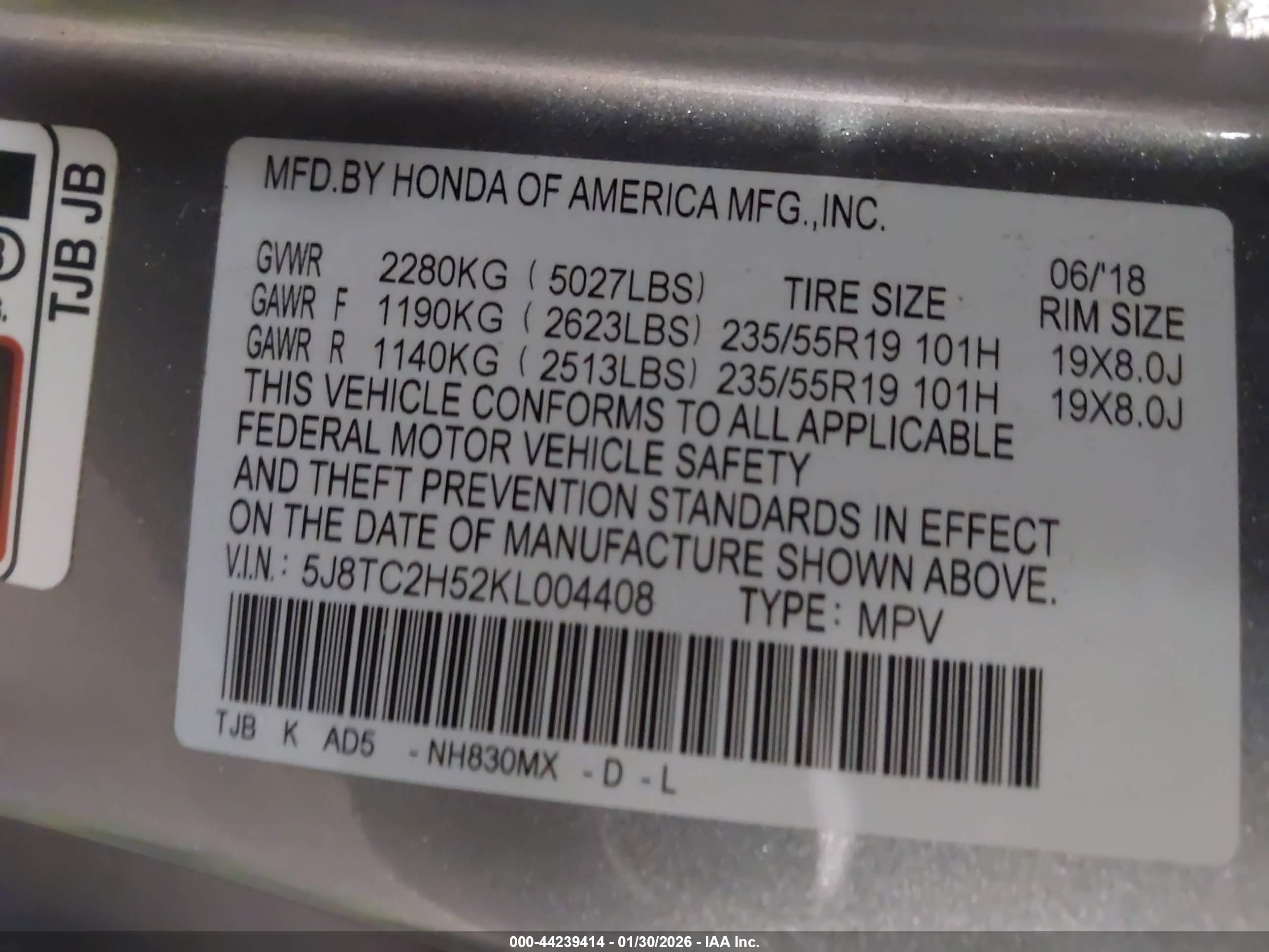 ACURA RDX image 9