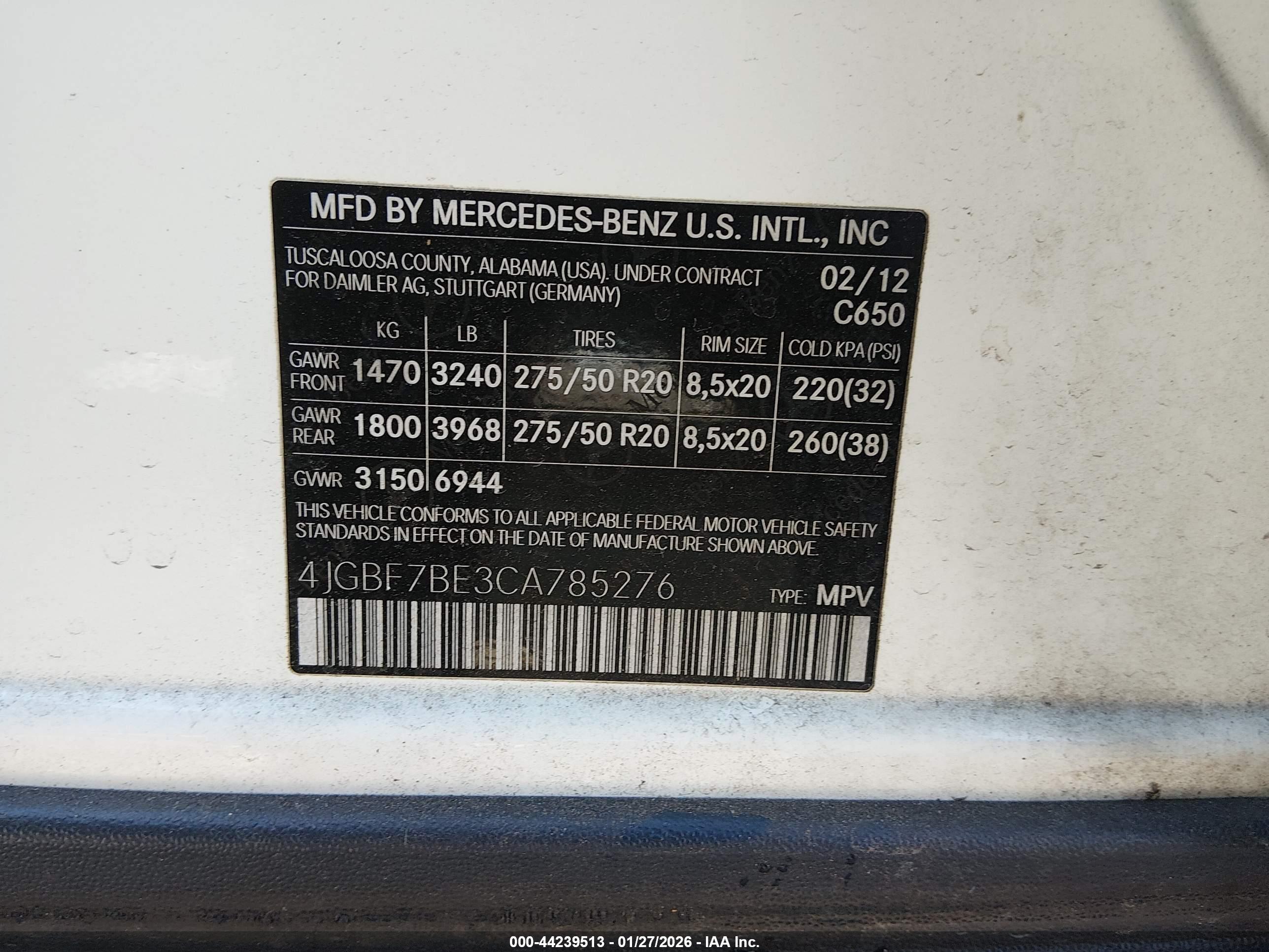 MERCEDES-BENZ GL image 9