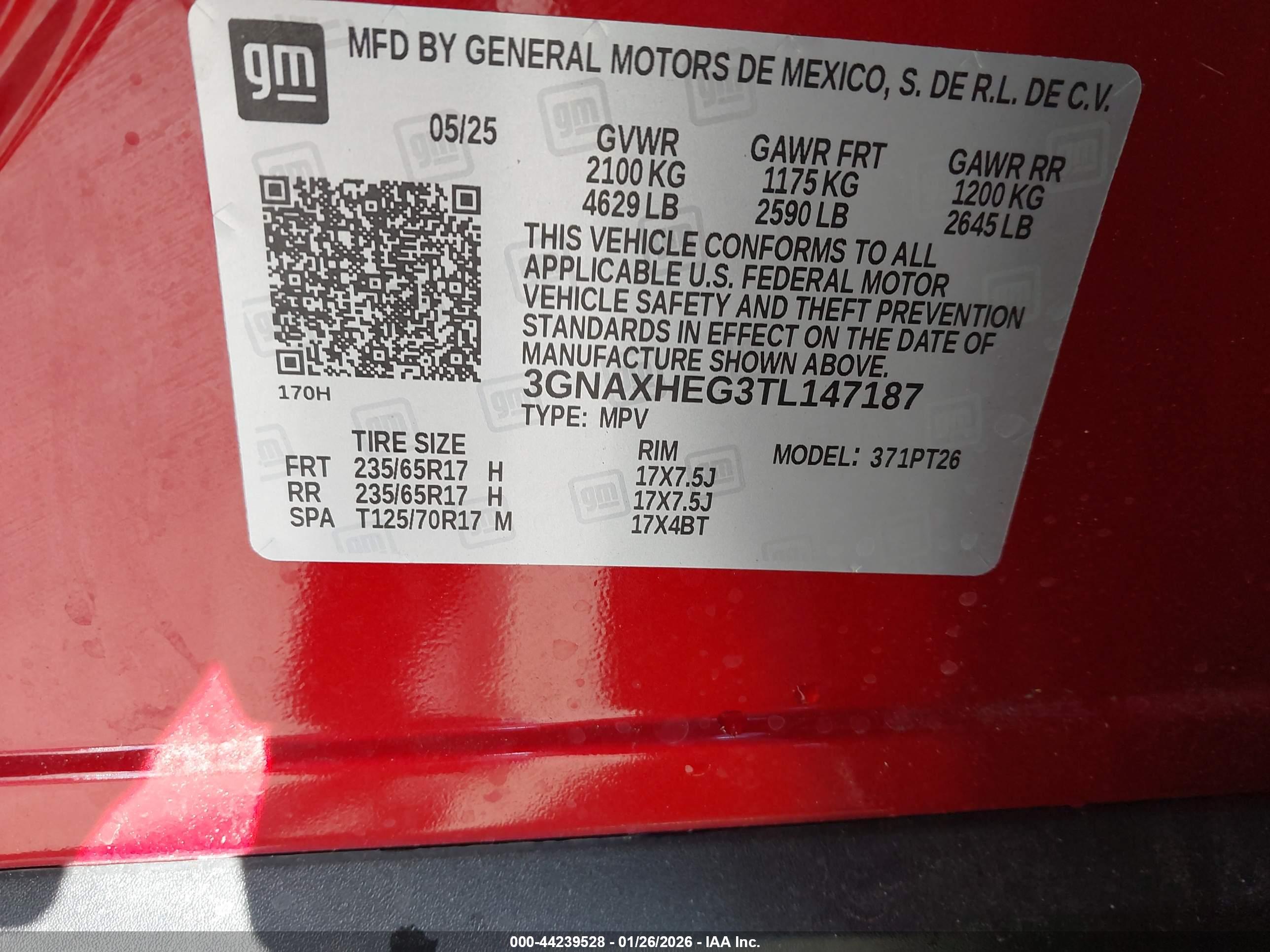 CHEVROLET EQUINOX image 9
