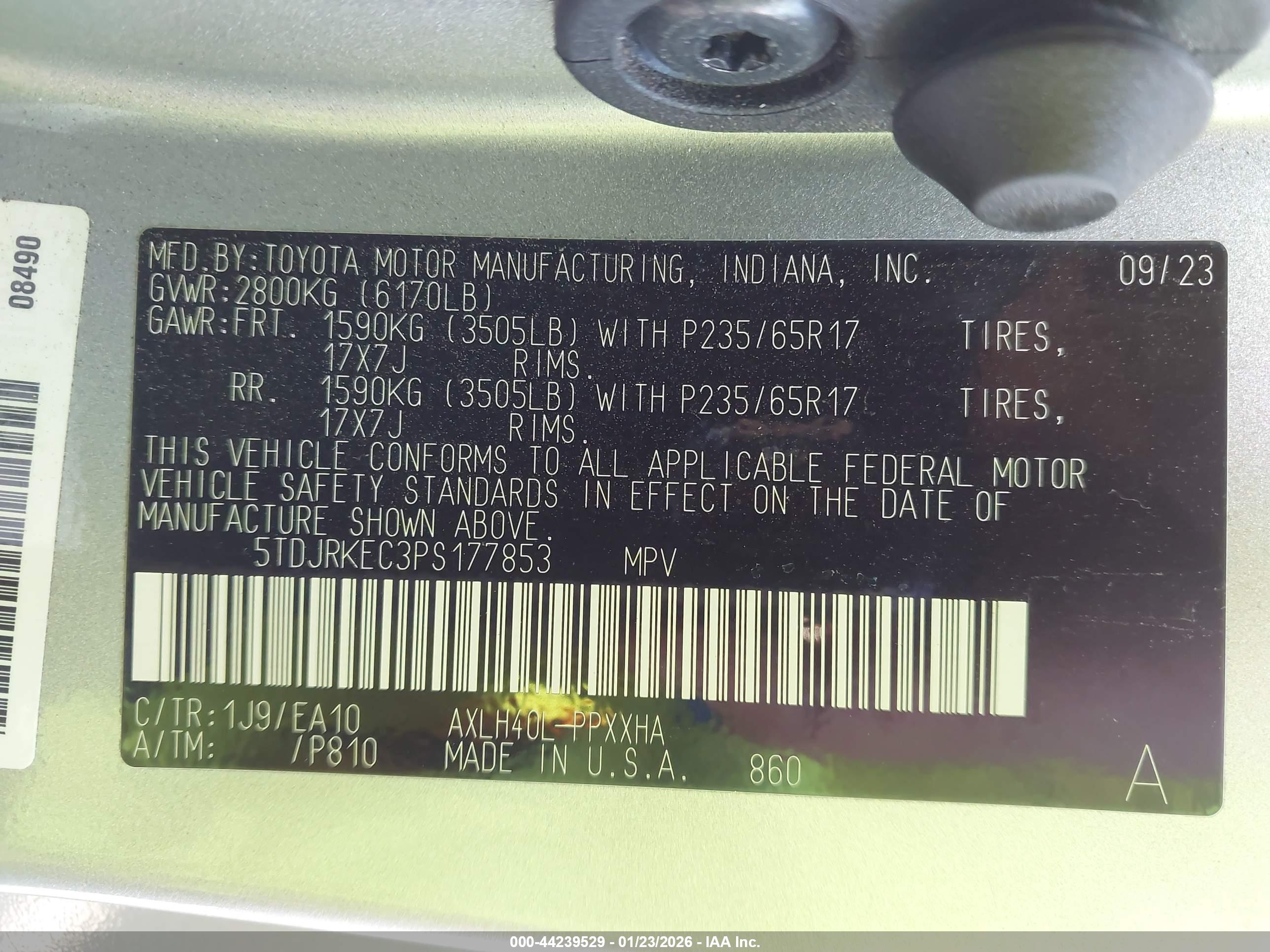 TOYOTA SIENNA image 9