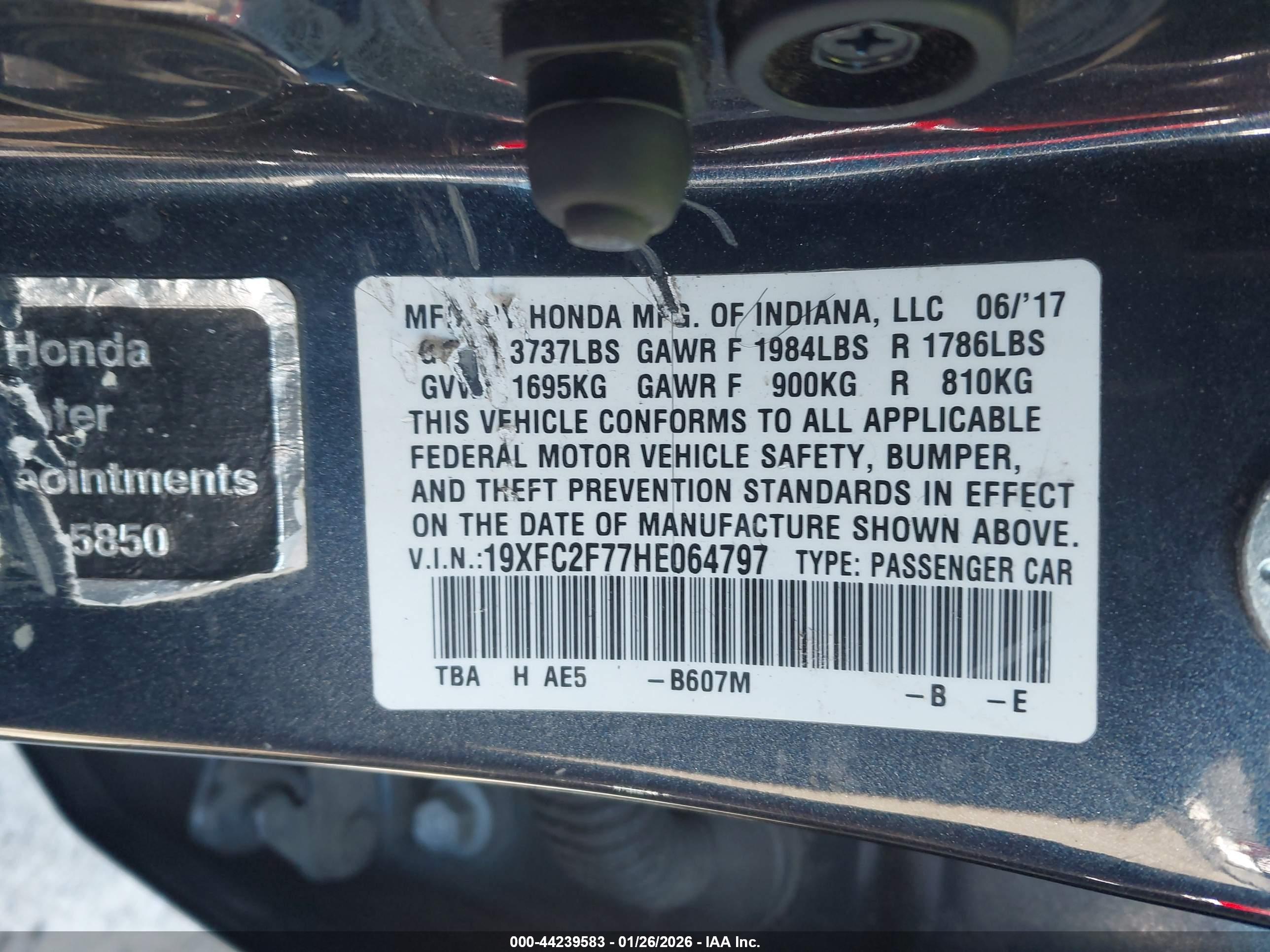 HONDA CIVIC image 9