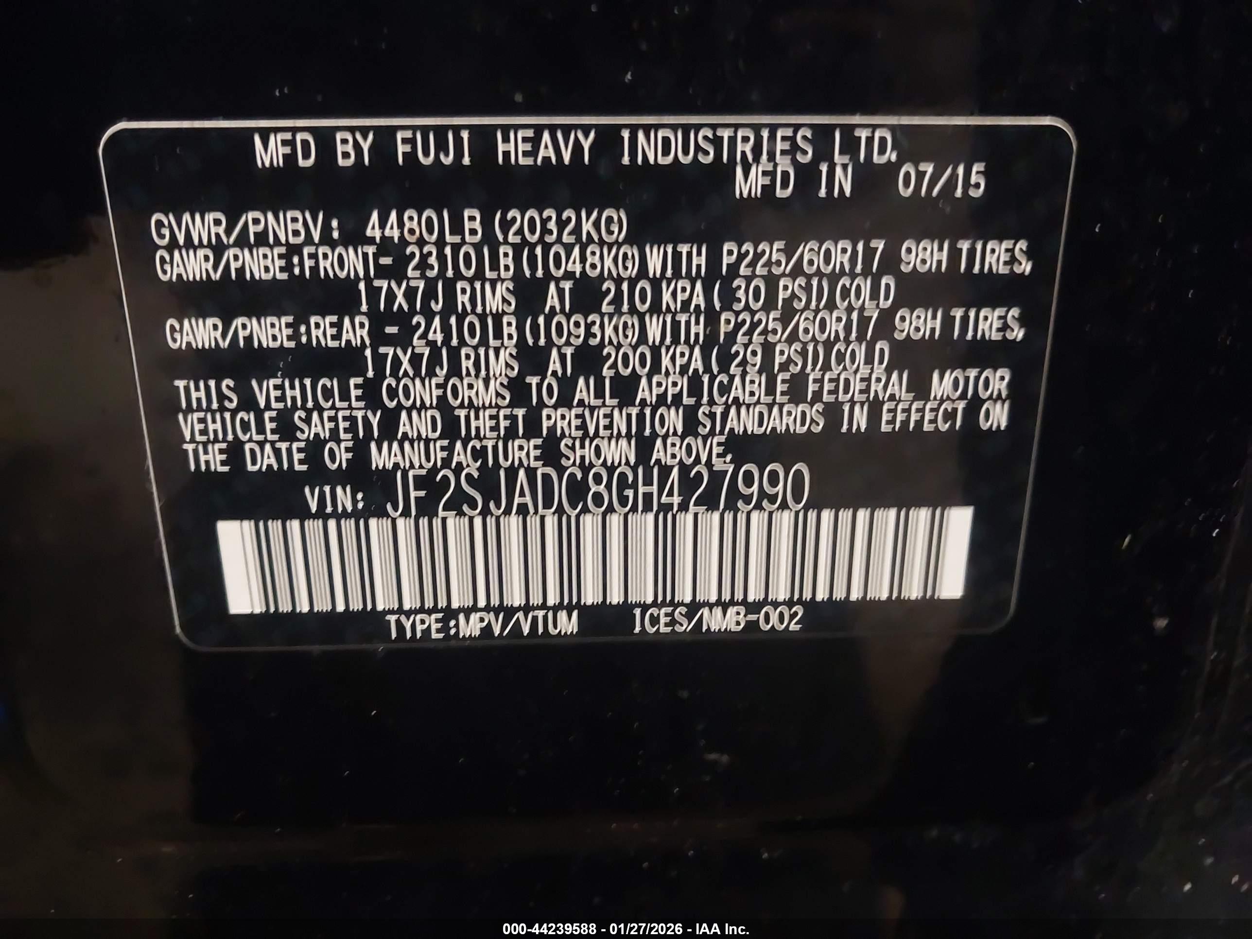 SUBARU FORESTER image 9