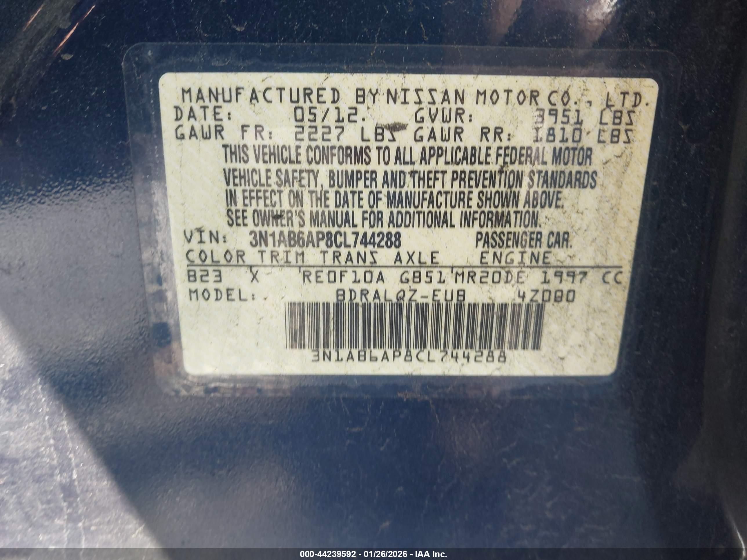 NISSAN SENTRA image 9