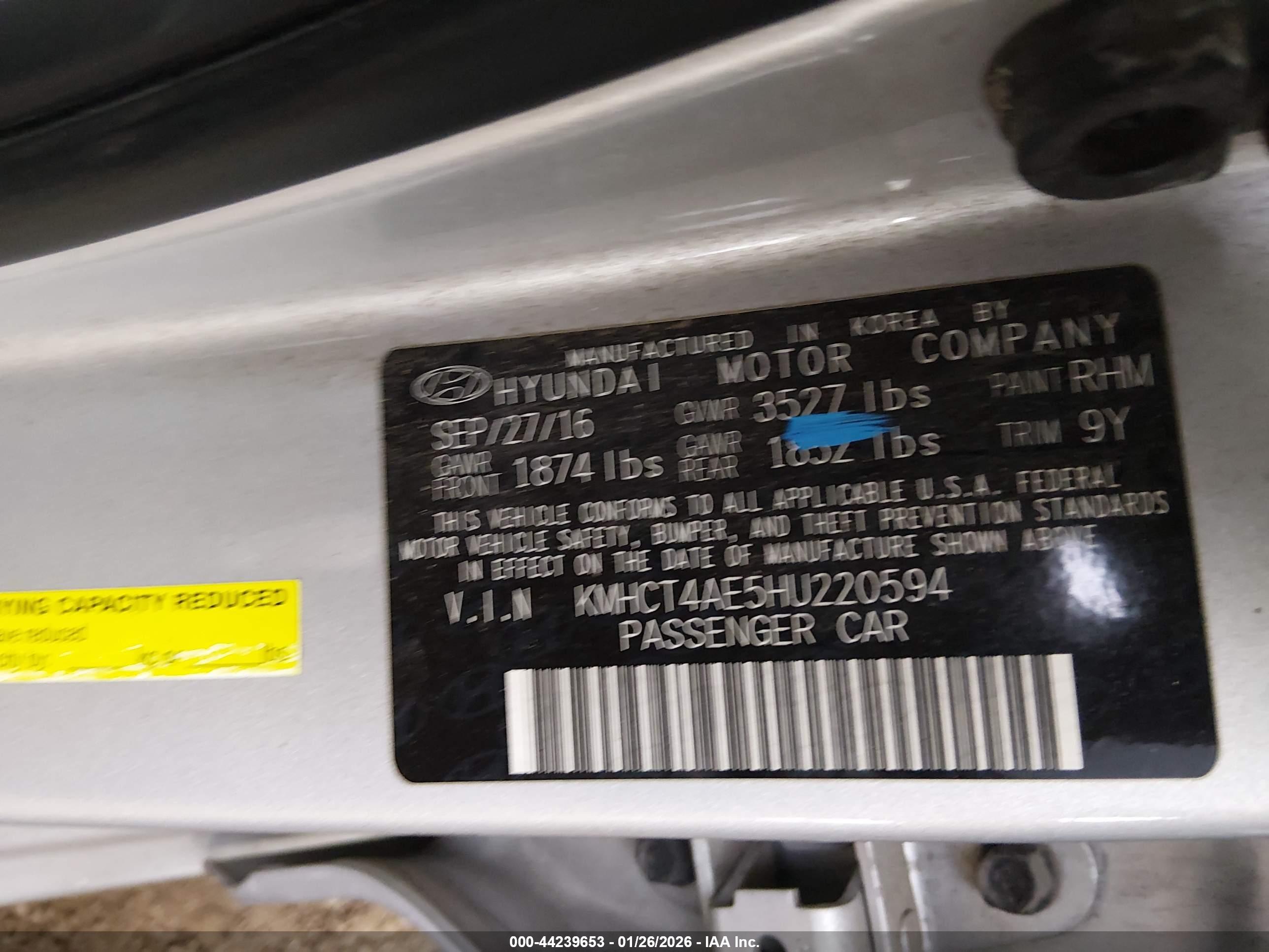 HYUNDAI ACCENT image 9