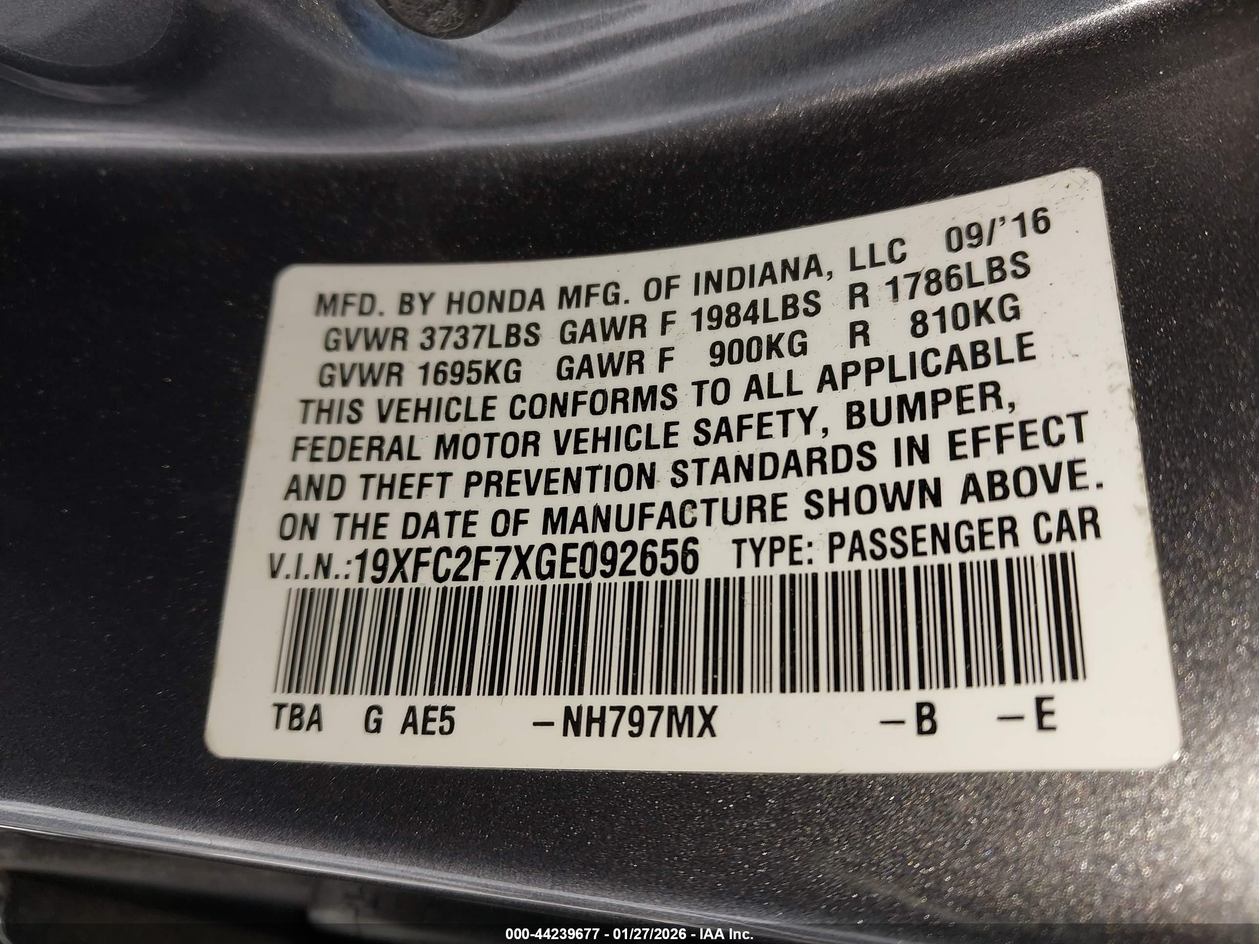 HONDA CIVIC image 9