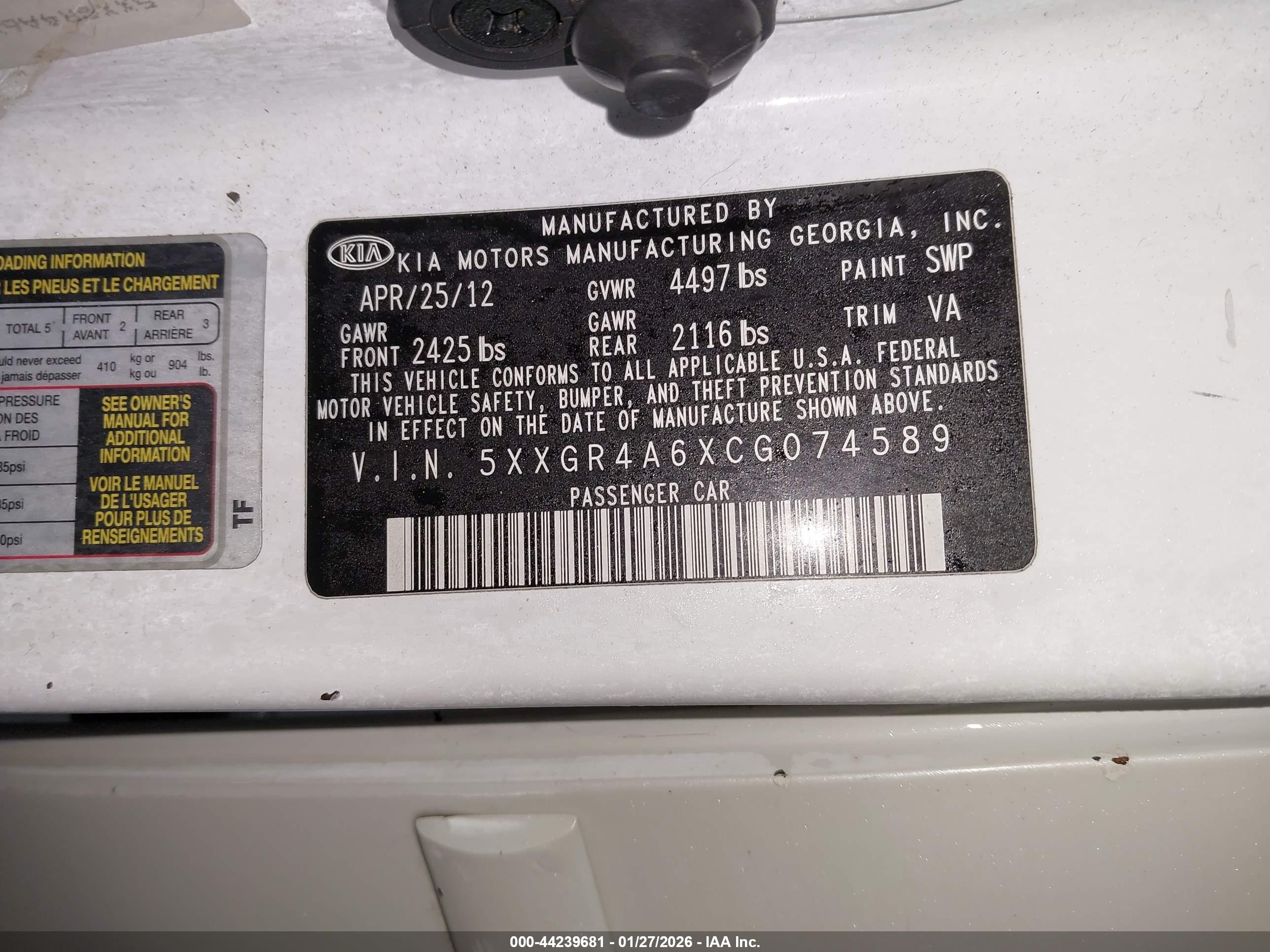 KIA OPTIMA image 9