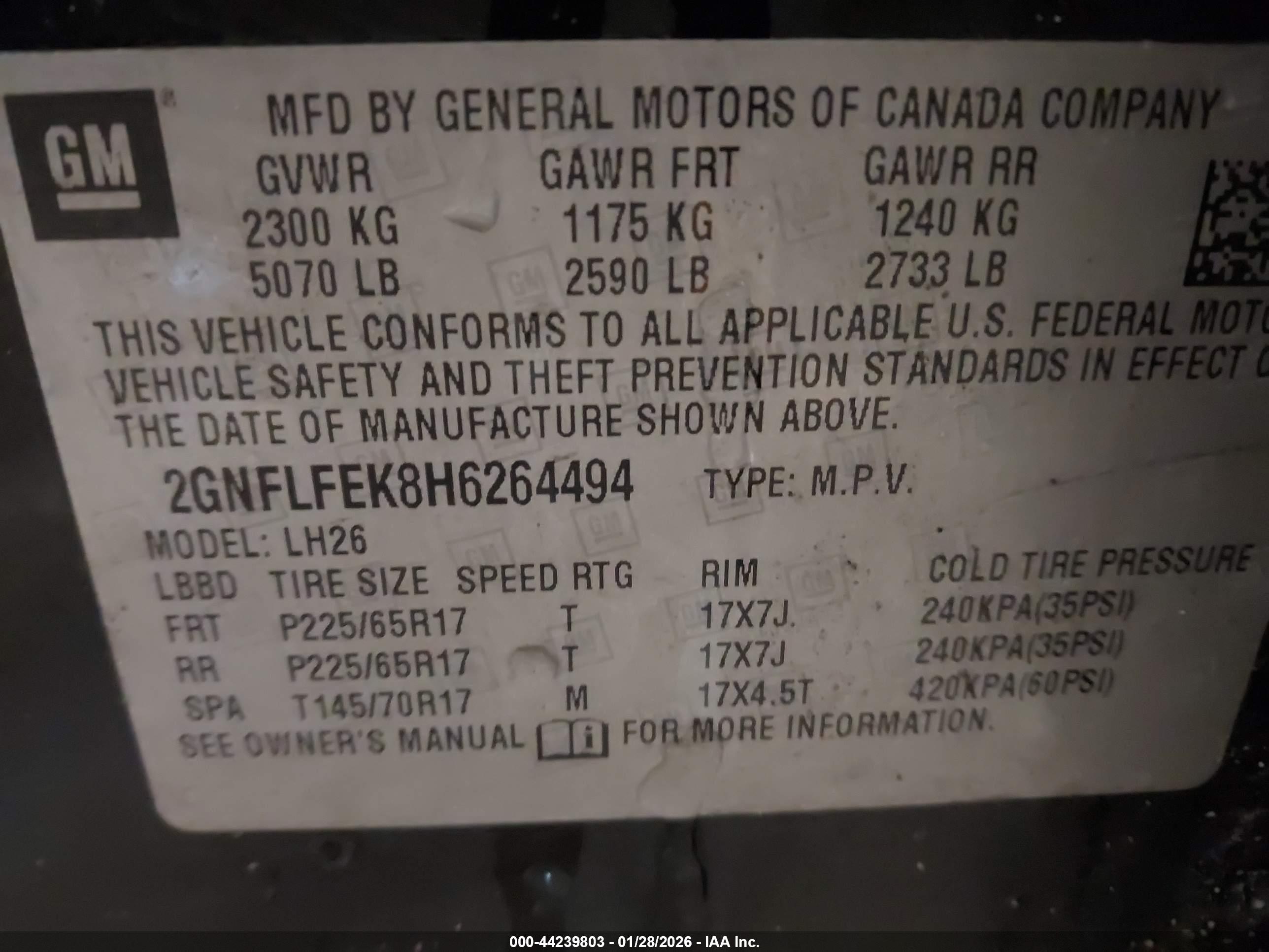 CHEVROLET EQUINOX image 9