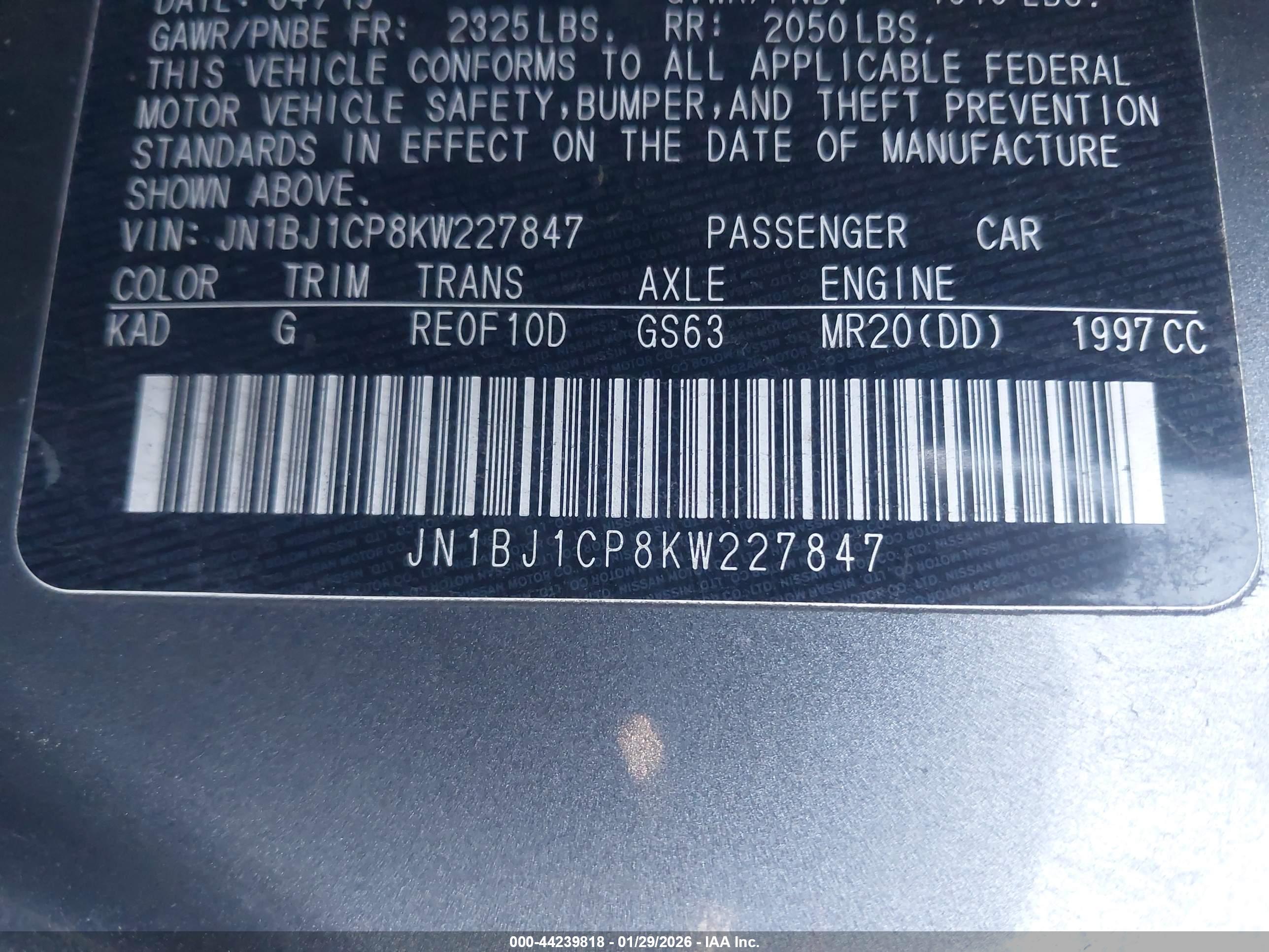 NISSAN ROGUE image 9